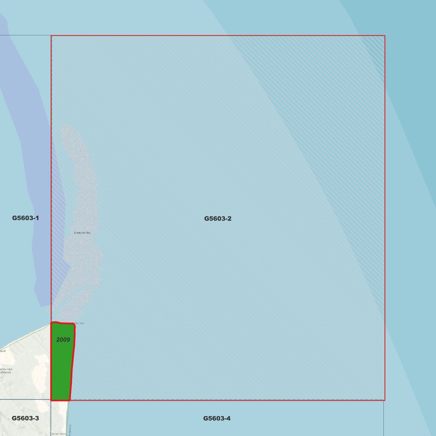 Sandy Cape 1m Digital Elevation Model (G5603-2)