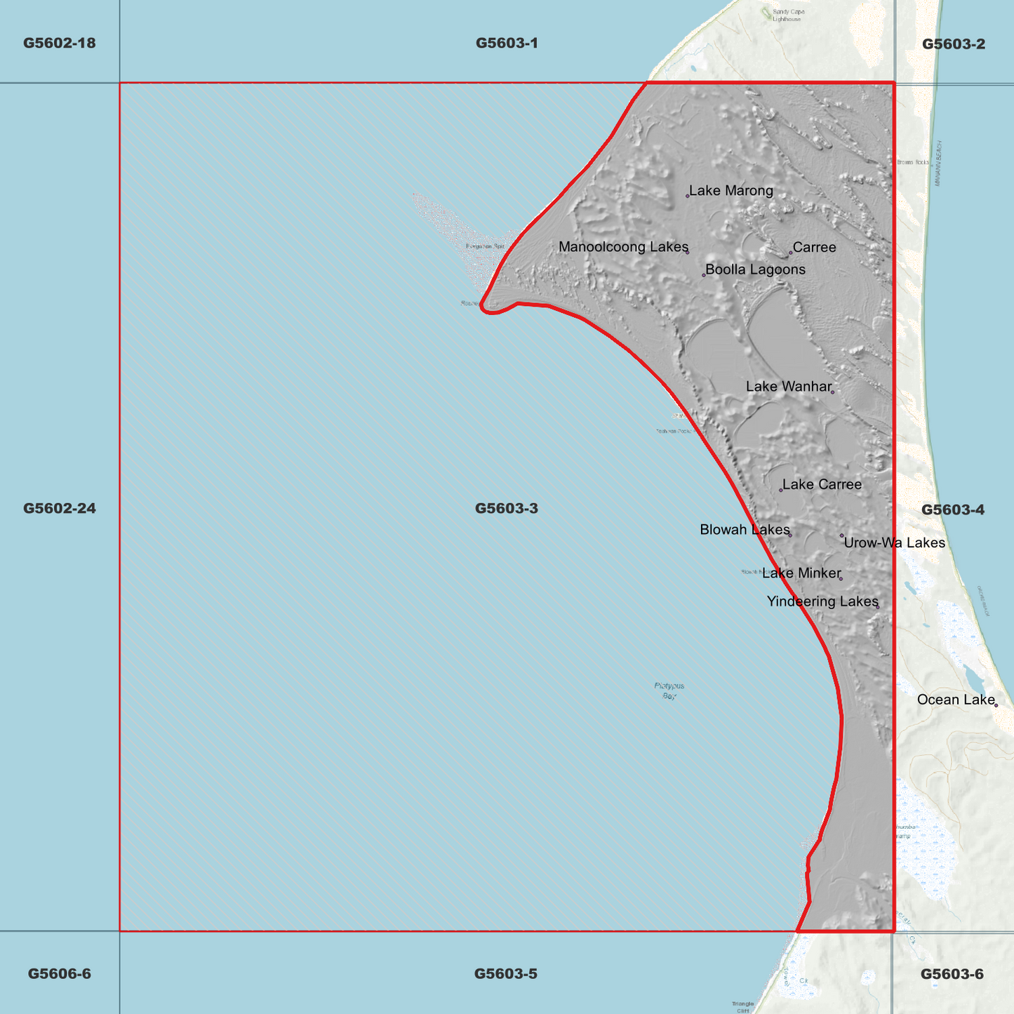 Platypus Bay 1m Digital Elevation Model (G5603-3)