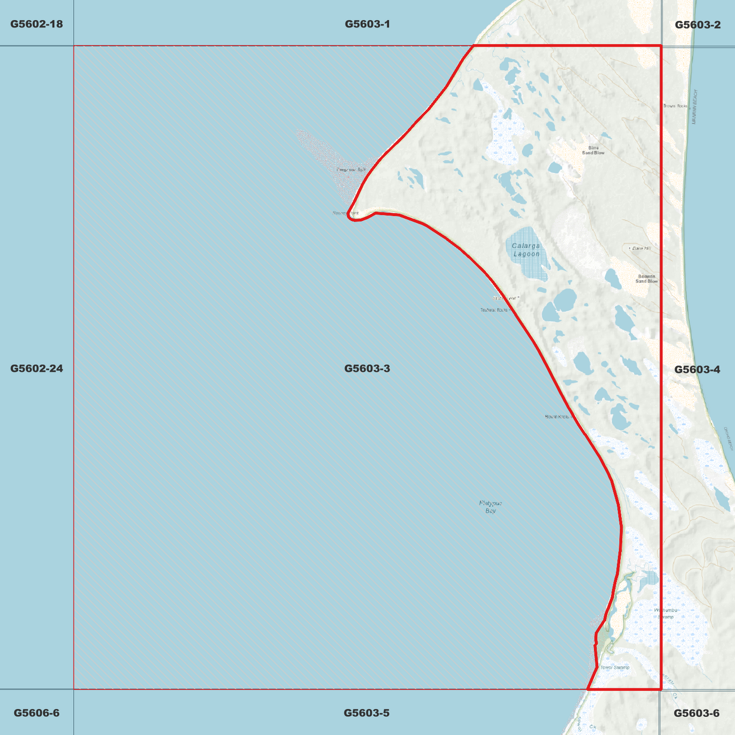 Platypus Bay 1m Digital Elevation Model (G5603-3)