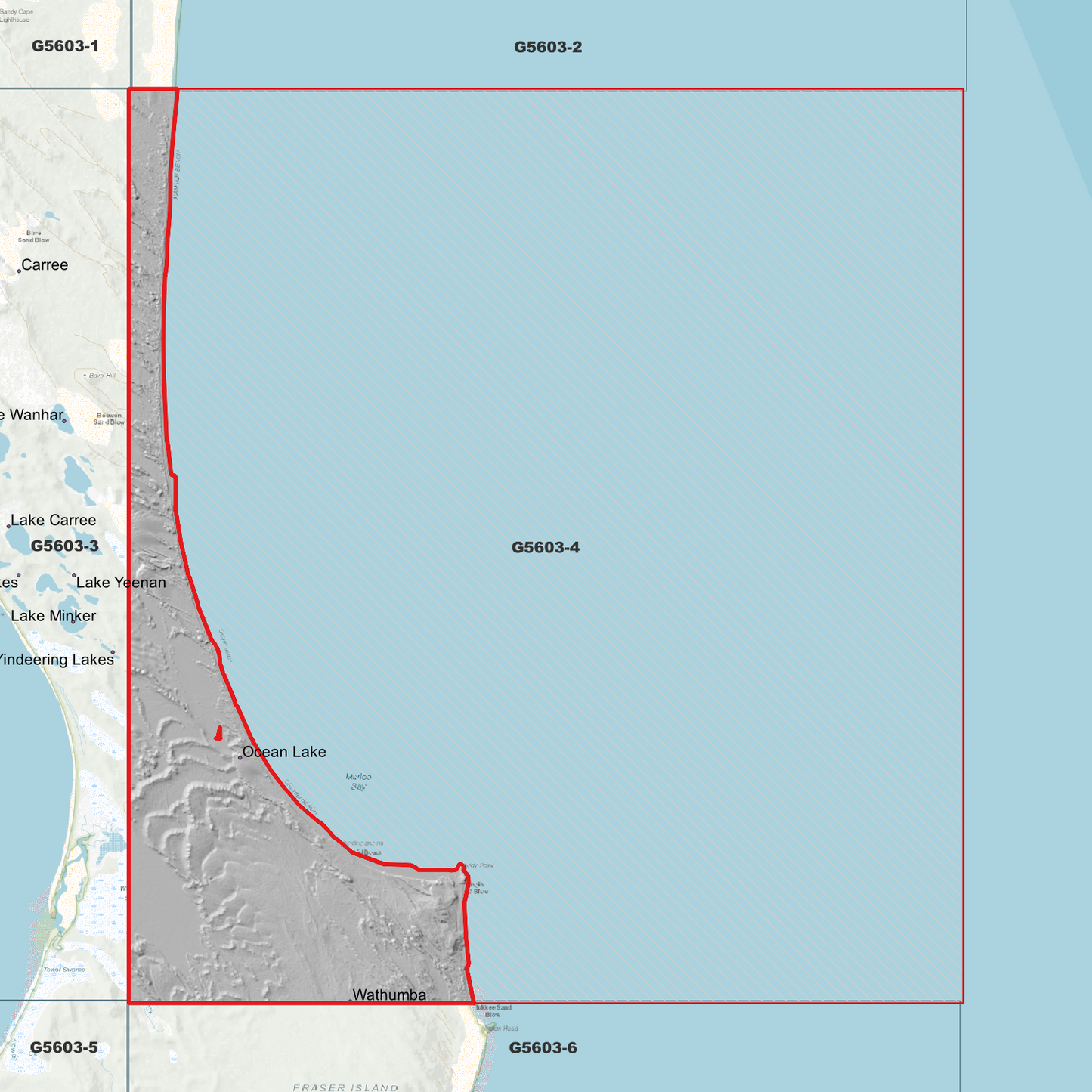 Ocean Lake 1m Digital Elevation Model (G5603-4)