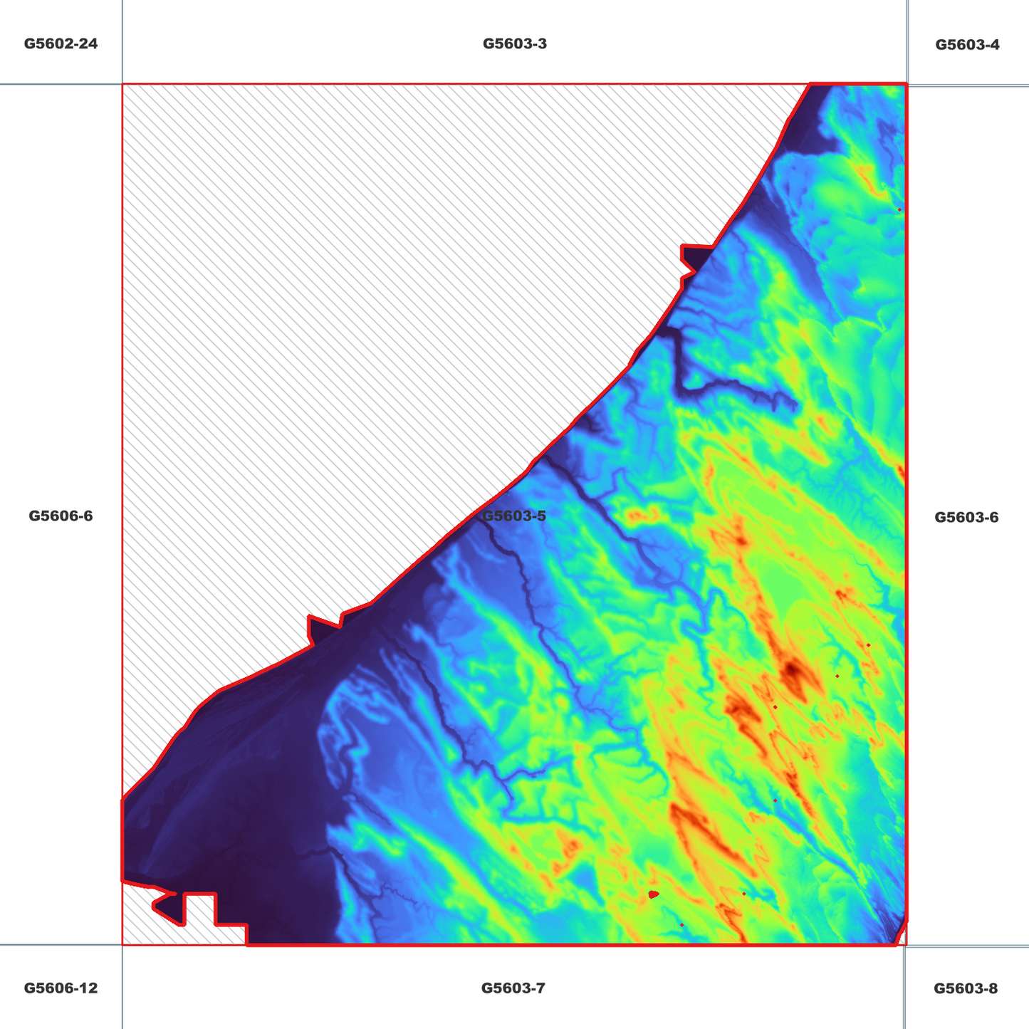 Lake Bowarrady 1m Digital Elevation Model (G5603-5)