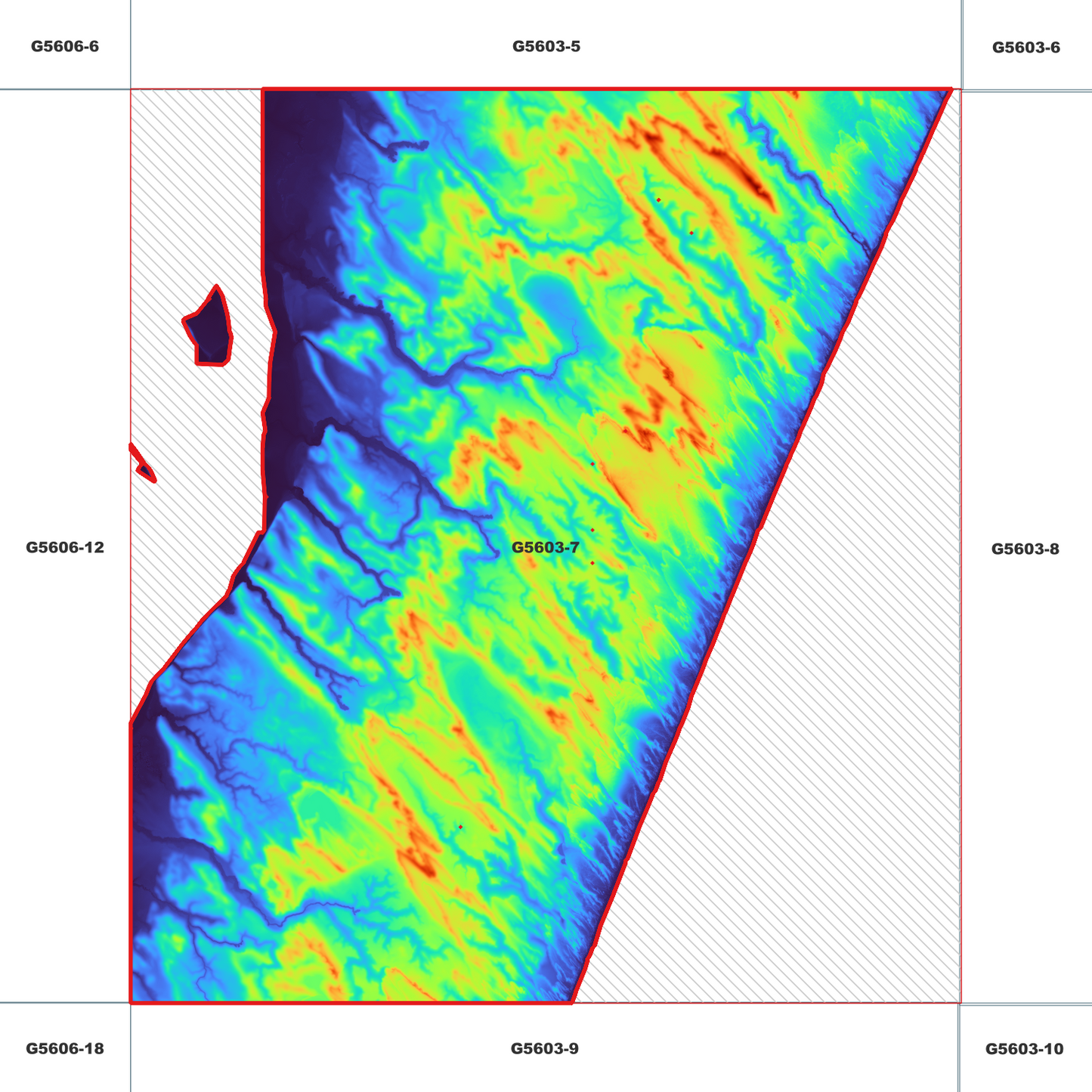 Poyungan Valley 1m Digital Elevation Model (G5603-7)