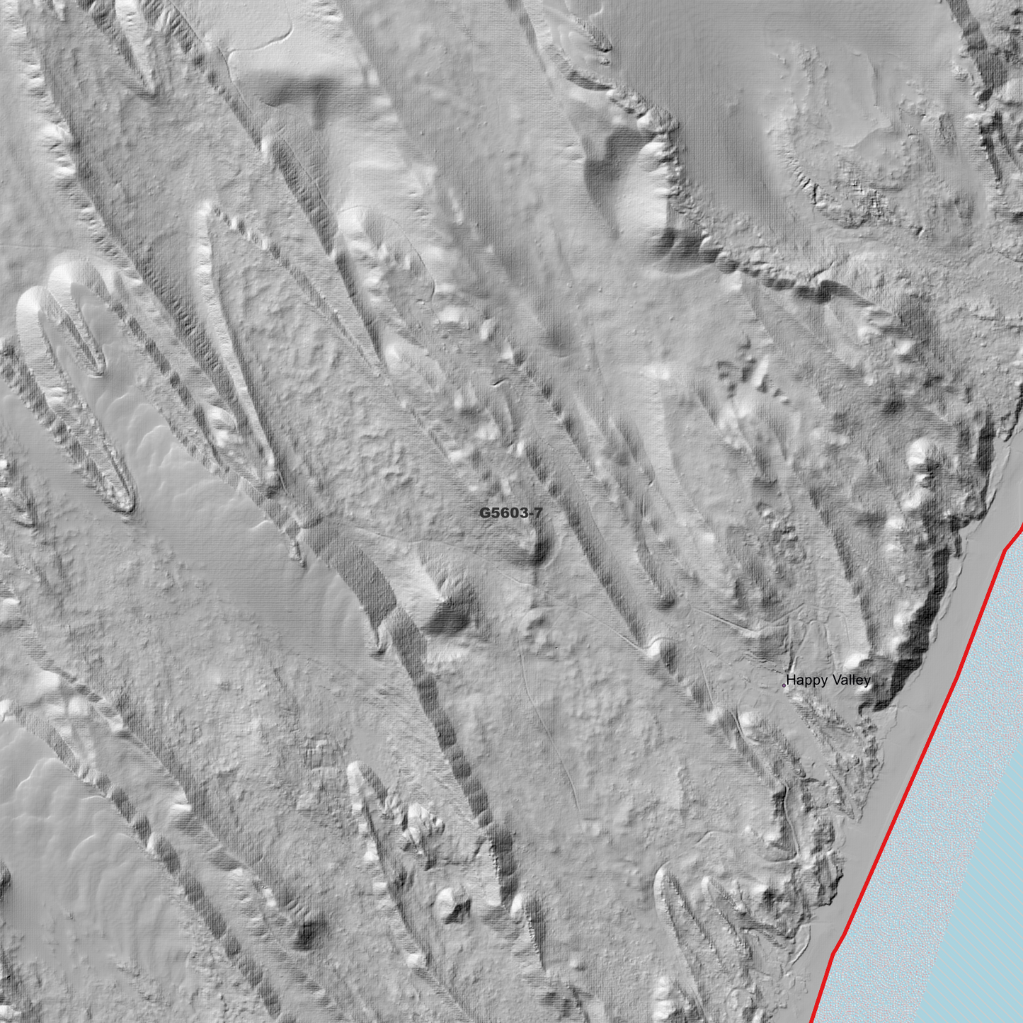 Poyungan Valley 1m Digital Elevation Model (G5603-7)
