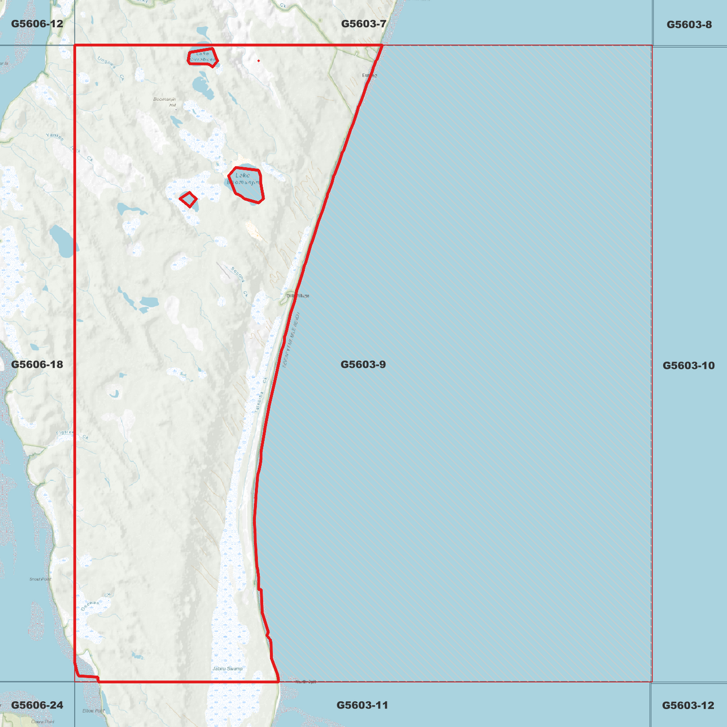 Boomanjin 1m Digital Elevation Model (G5603-9)