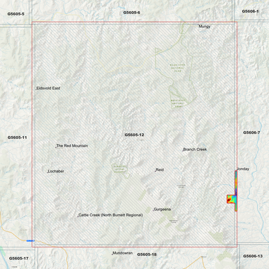 The Red Mountain 1m Digital Elevation Model (G5605-12)