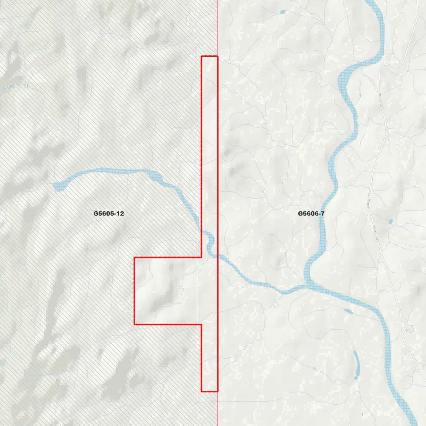 The Red Mountain 1m Digital Elevation Model (G5605-12)