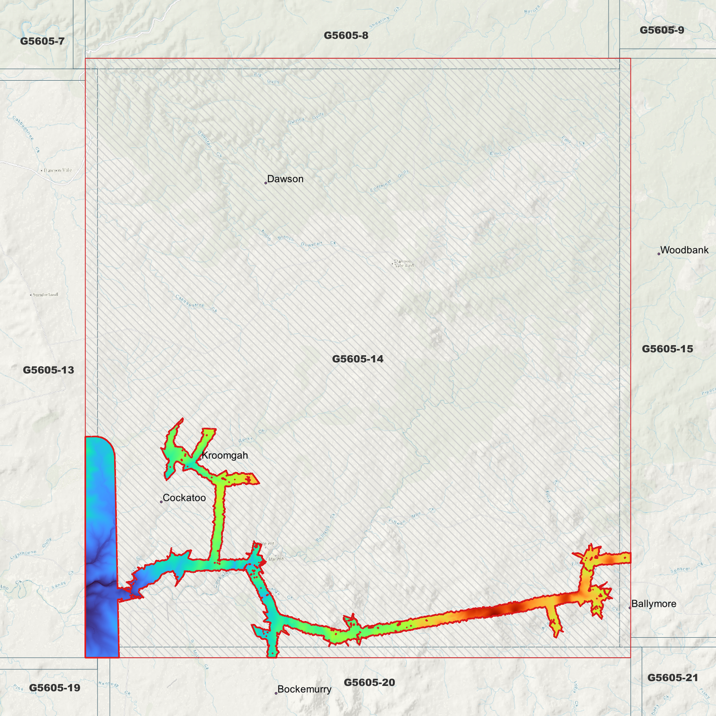 Dawson Vale East 1m Digital Elevation Model (G5605-14)