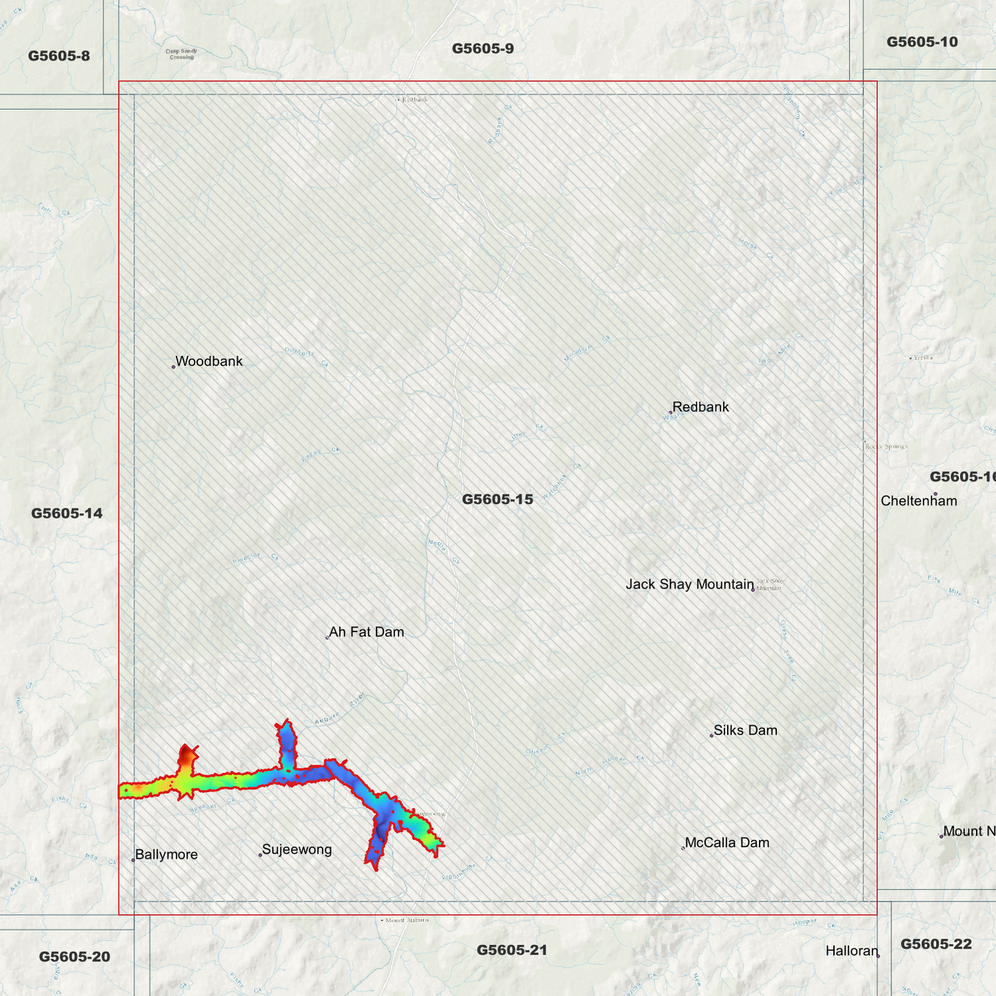 Sujeewong 1m Digital Elevation Model (G5605-15)