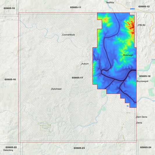 O'Bil Bil 1m Digital Elevation Model (G5605-17)