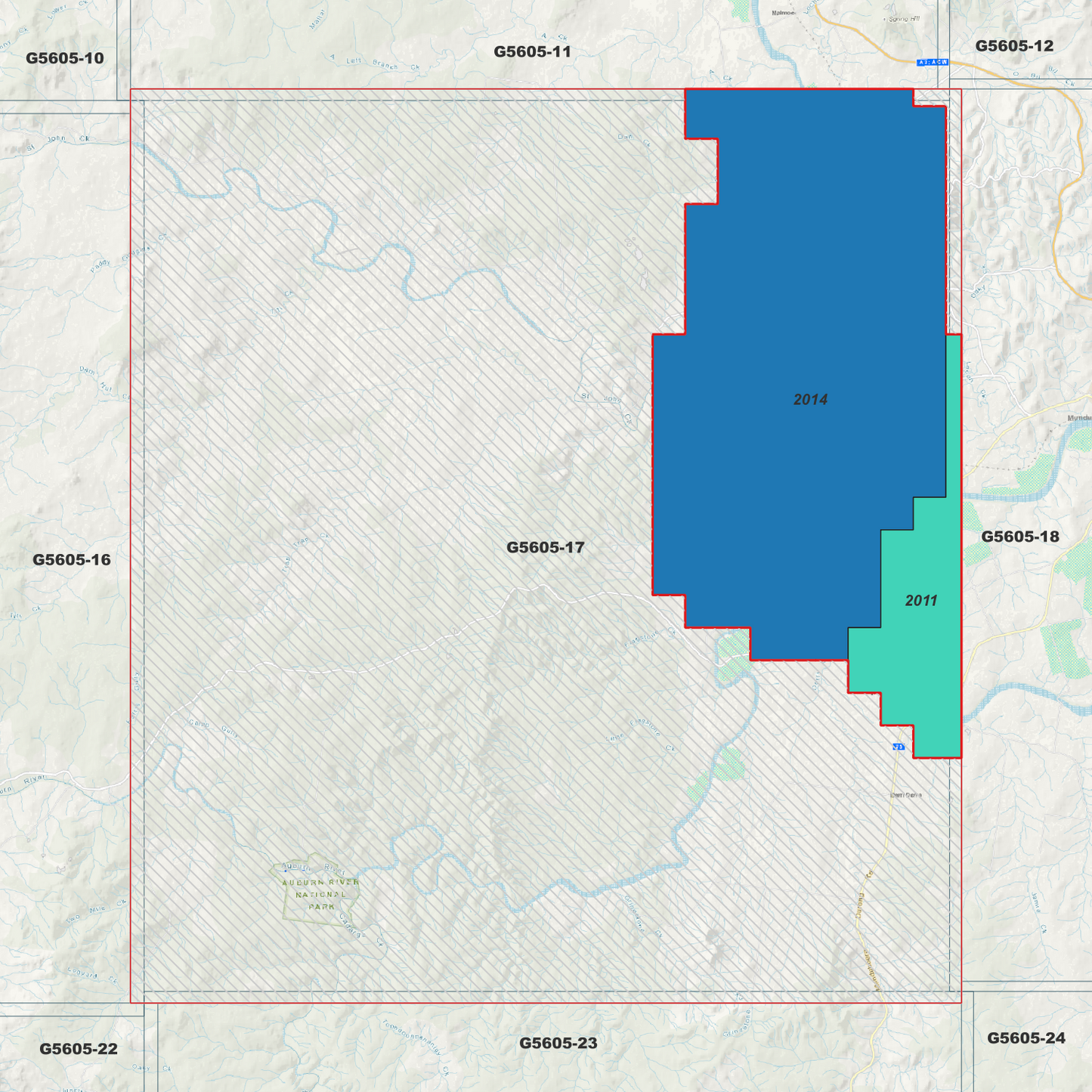 O'Bil Bil 1m Digital Elevation Model (G5605-17)