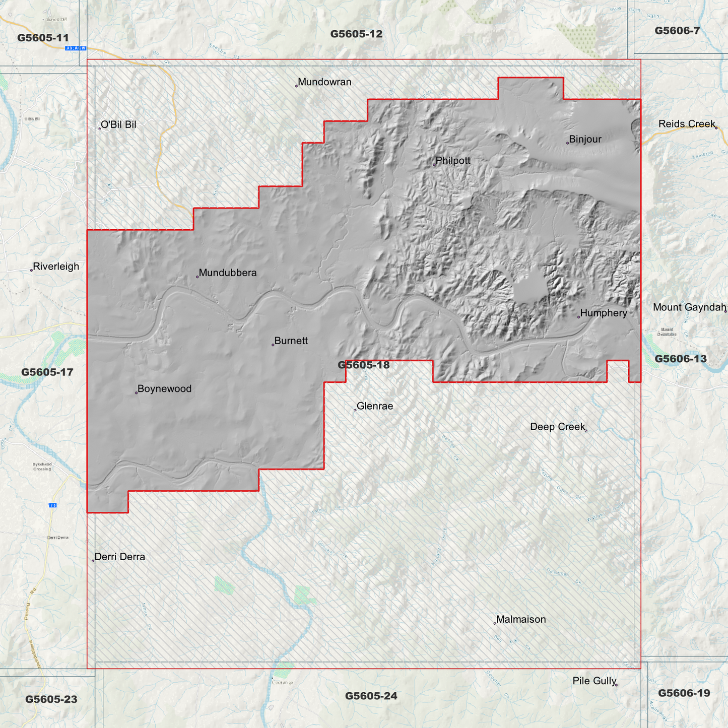 Mundubbera 1m Digital Elevation Model (G5605-18)