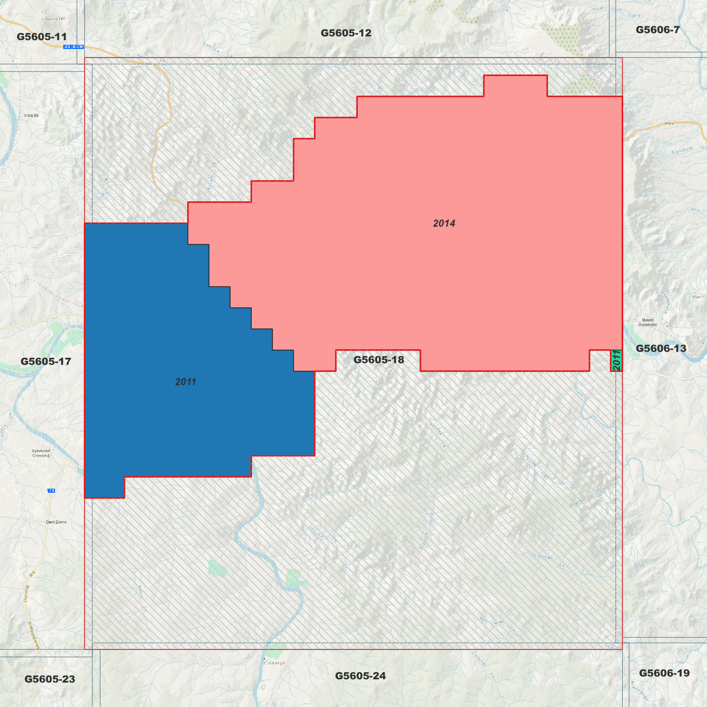 Mundubbera 1m Digital Elevation Model (G5605-18)
