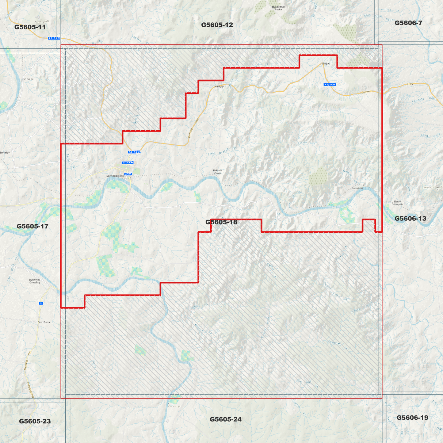 Mundubbera 1m Digital Elevation Model (G5605-18)