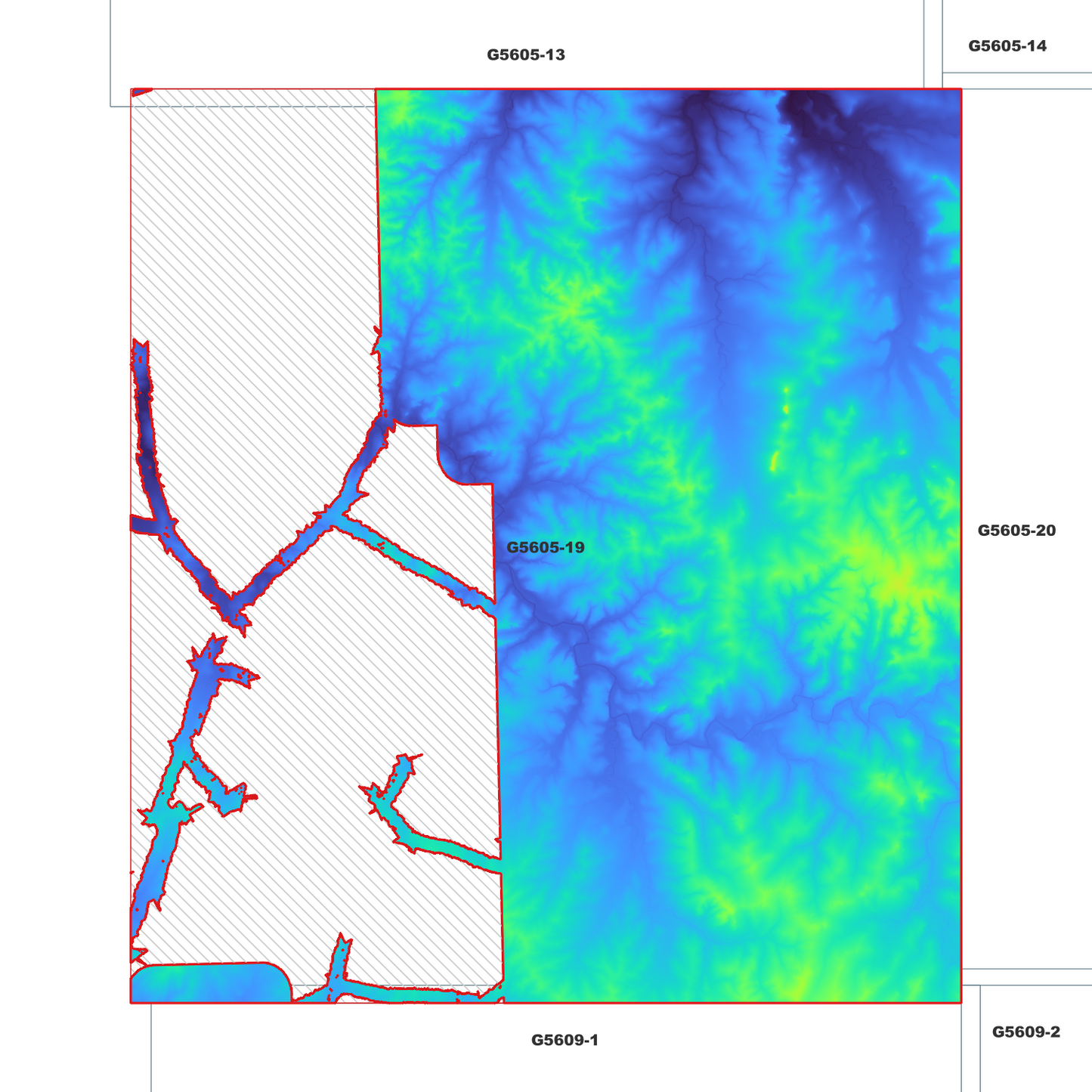 Bungaban 1m Digital Elevation Model (G5605-19)