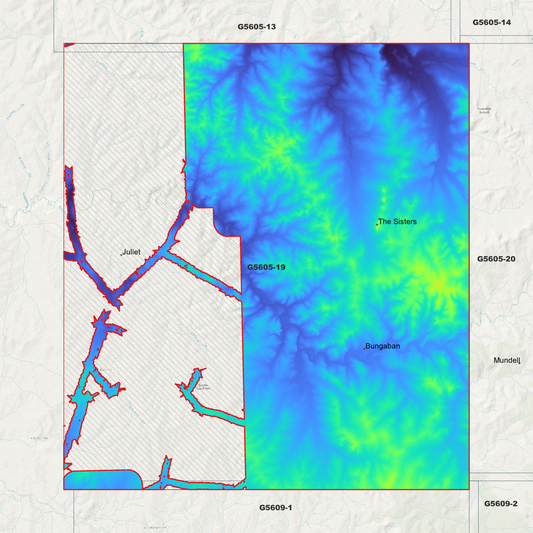 Bungaban 1m Digital Elevation Model (G5605-19)
