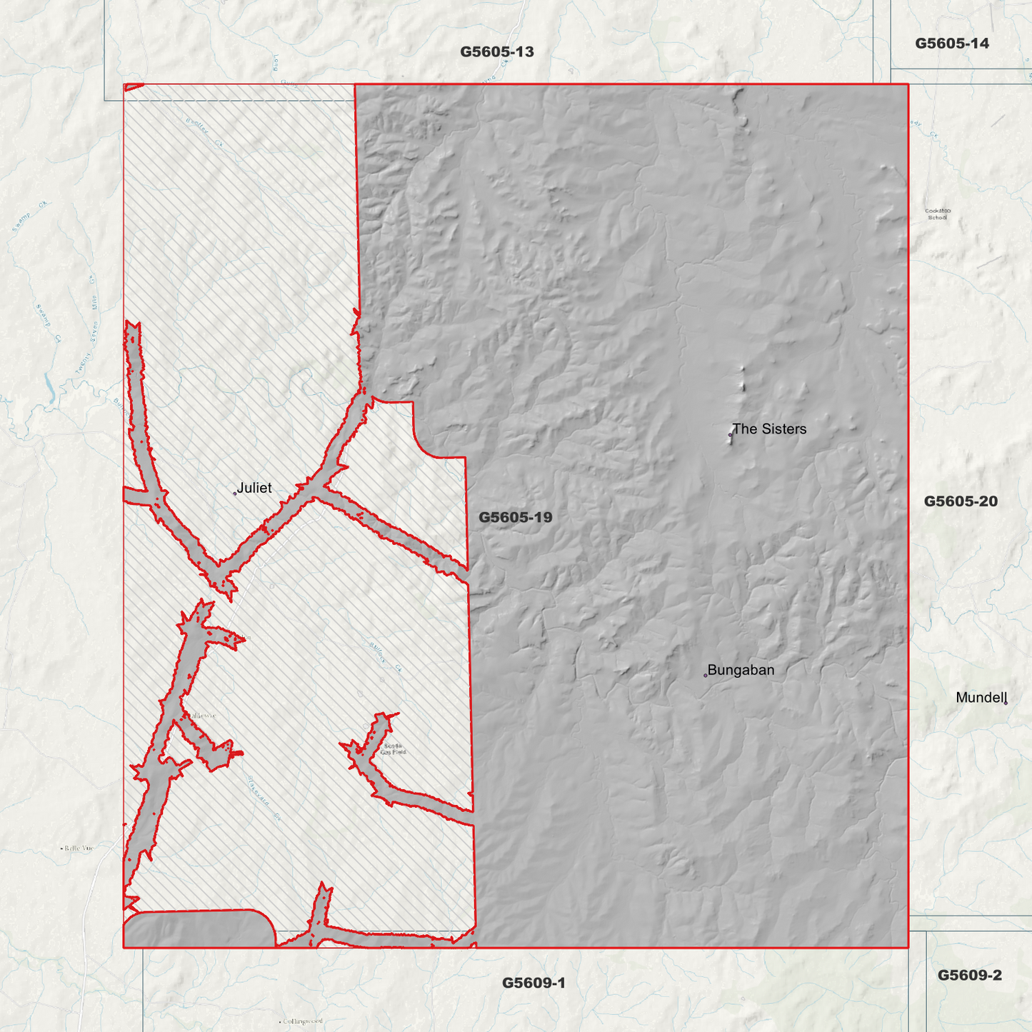 Bungaban 1m Digital Elevation Model (G5605-19)