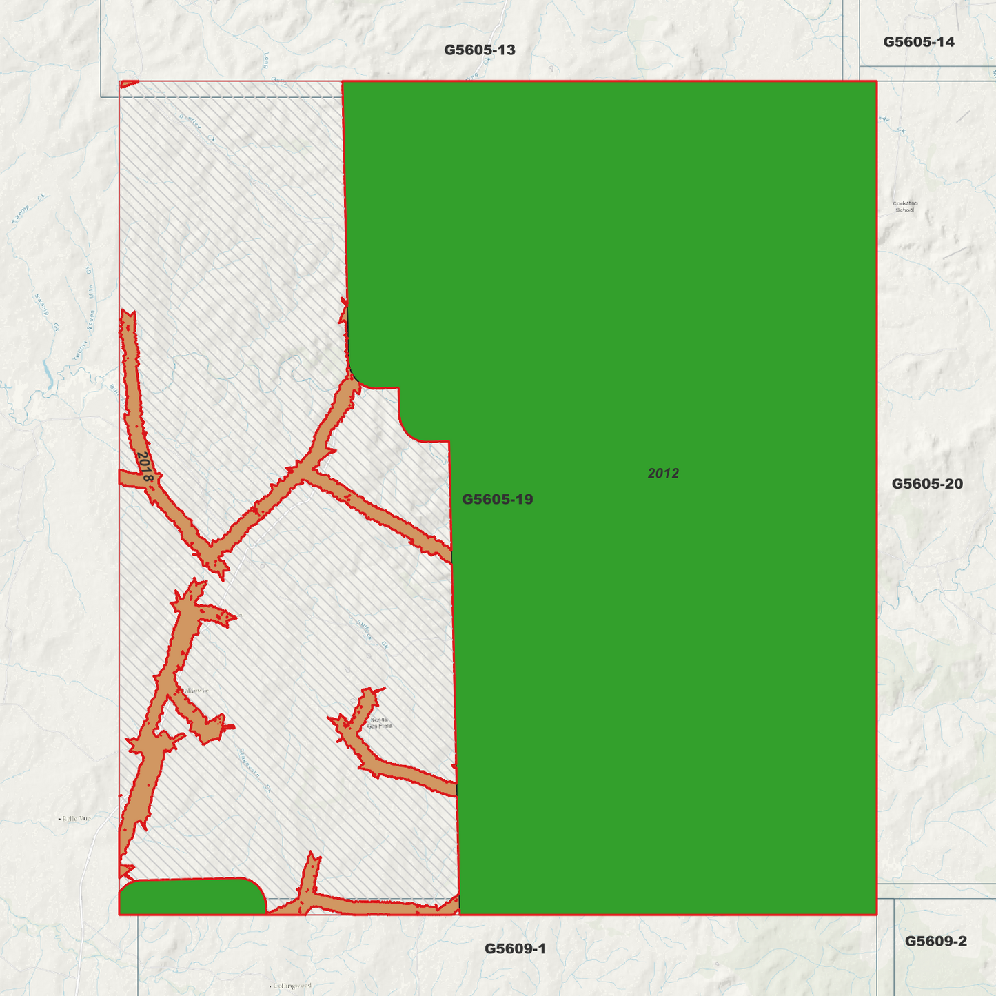 Bungaban 1m Digital Elevation Model (G5605-19)