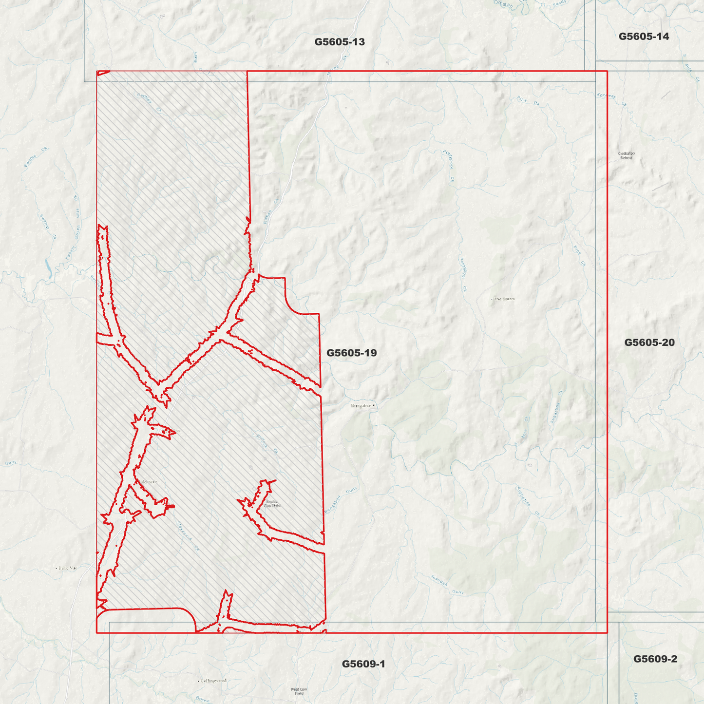 Bungaban 1m Digital Elevation Model (G5605-19)