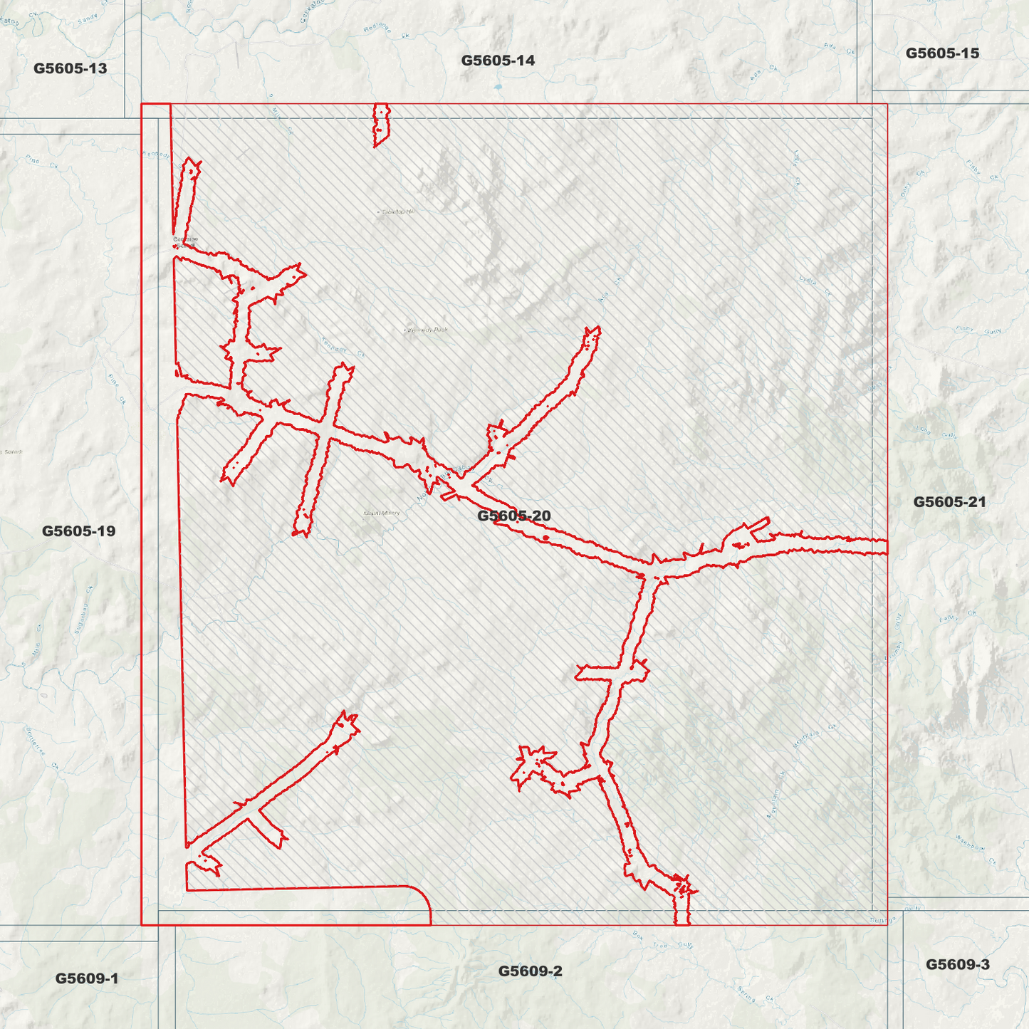 Mount Misery 1m Digital Elevation Model (G5605-20)