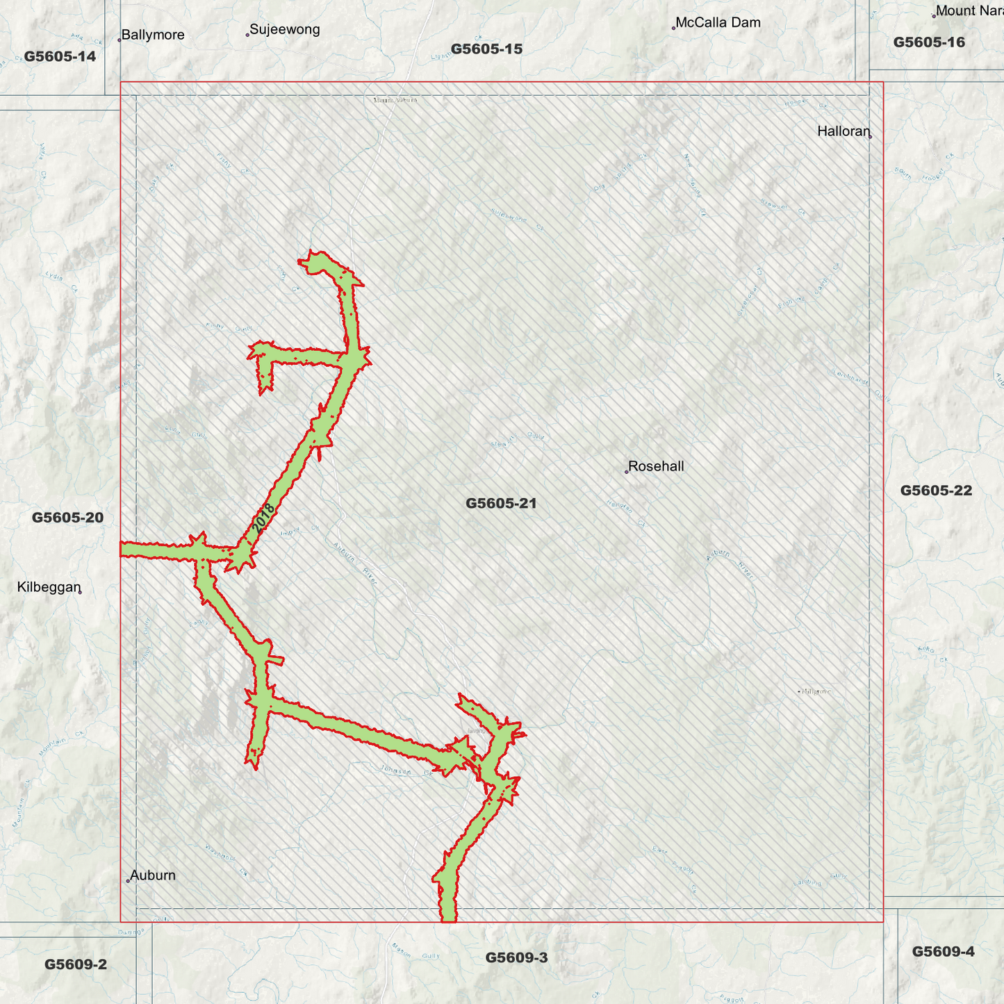 Auburn 1m Digital Elevation Model (G5605-21)
