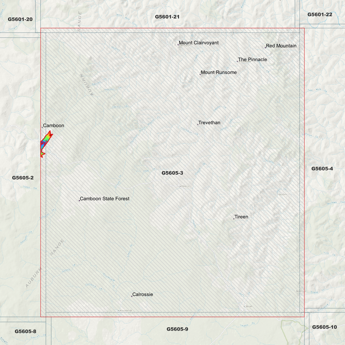 Mount Runsome 1m Digital Elevation Model (G5605-3)