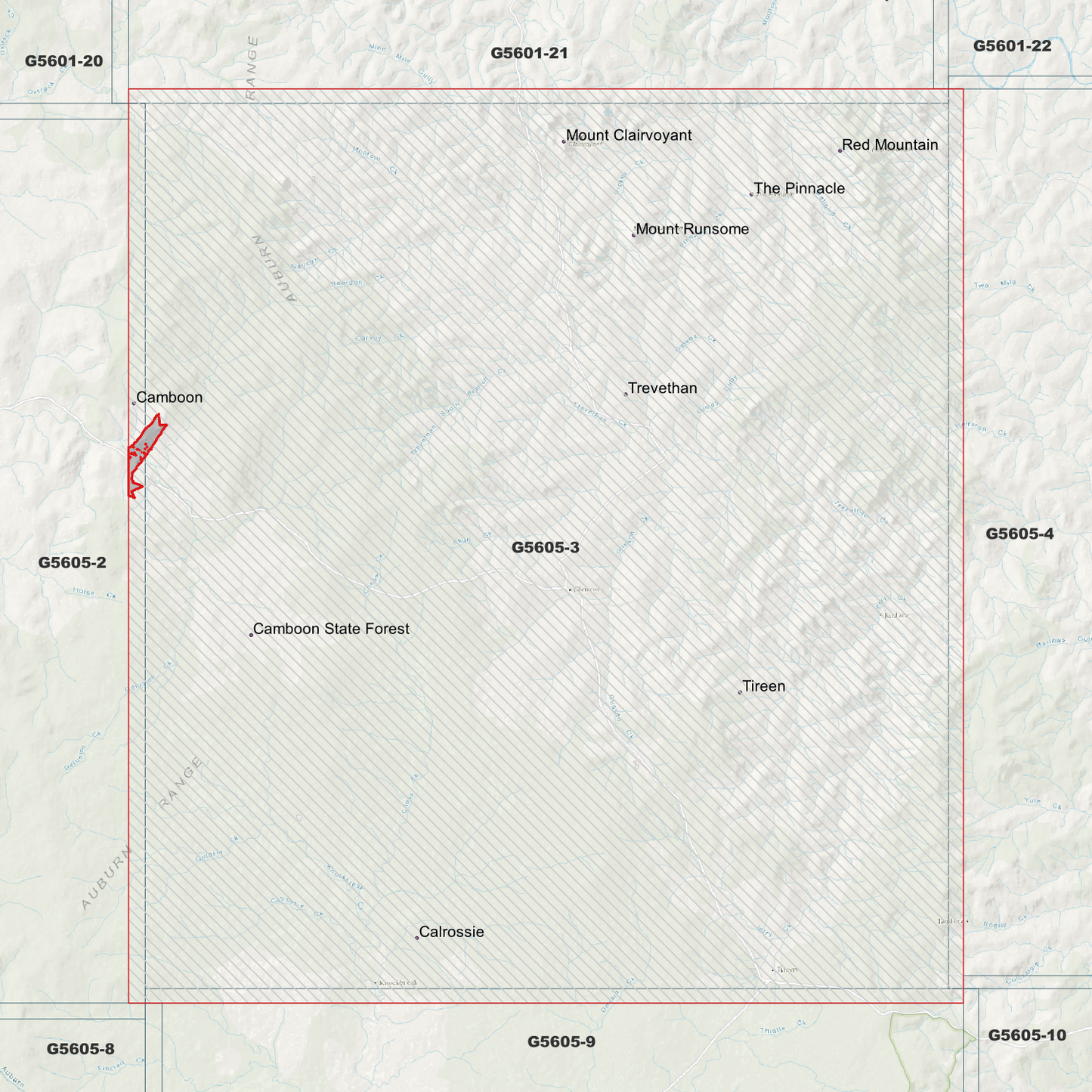 Mount Runsome 1m Digital Elevation Model (G5605-3)