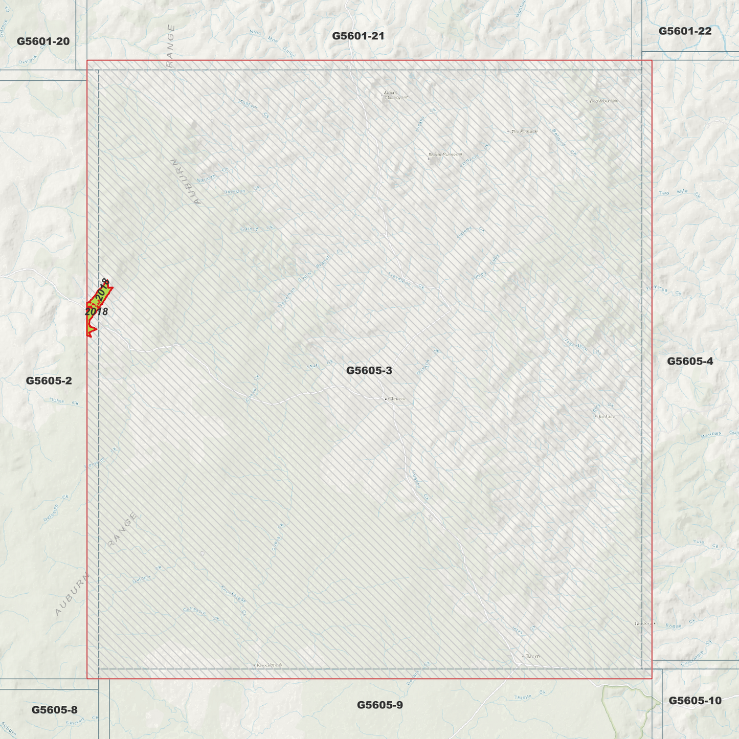 Mount Runsome 1m Digital Elevation Model (G5605-3)