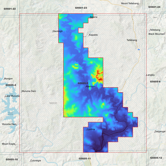Abercom 1m Digital Elevation Model (G5605-5)