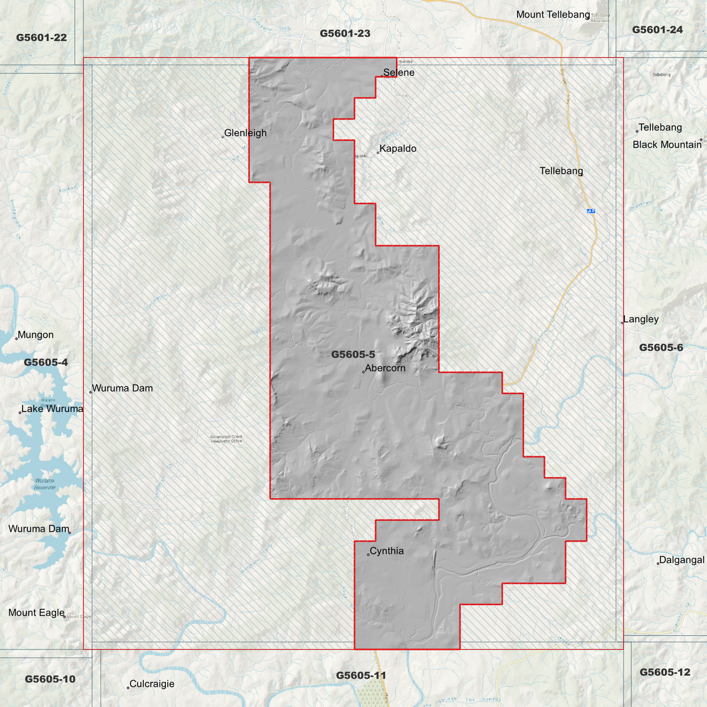 Abercom 1m Digital Elevation Model (G5605-5)