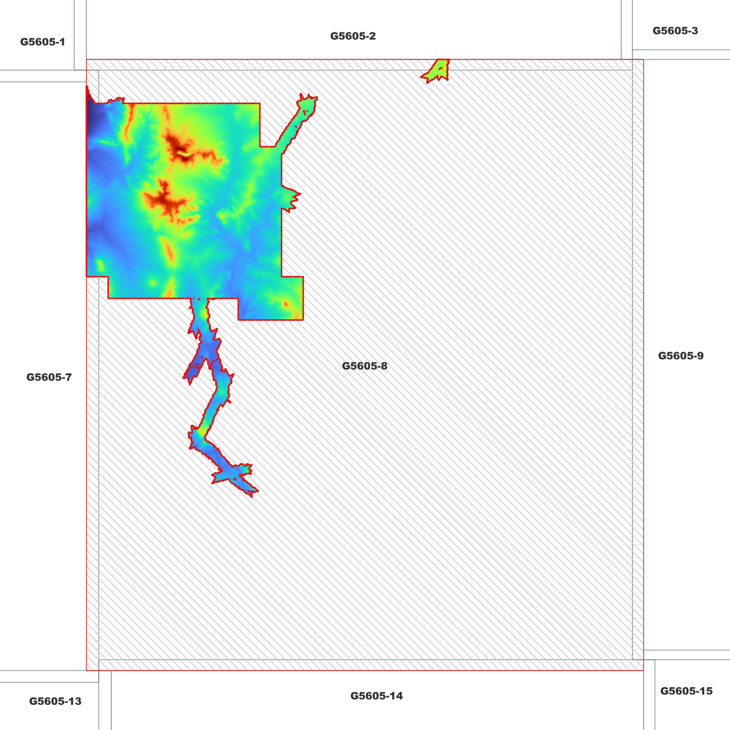 Cracow 1m Digital Elevation Model (G5605-8)