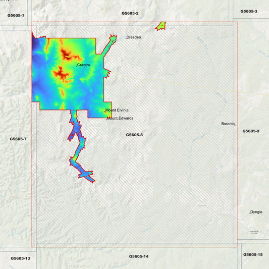 Cracow 1m Digital Elevation Model (G5605-8)