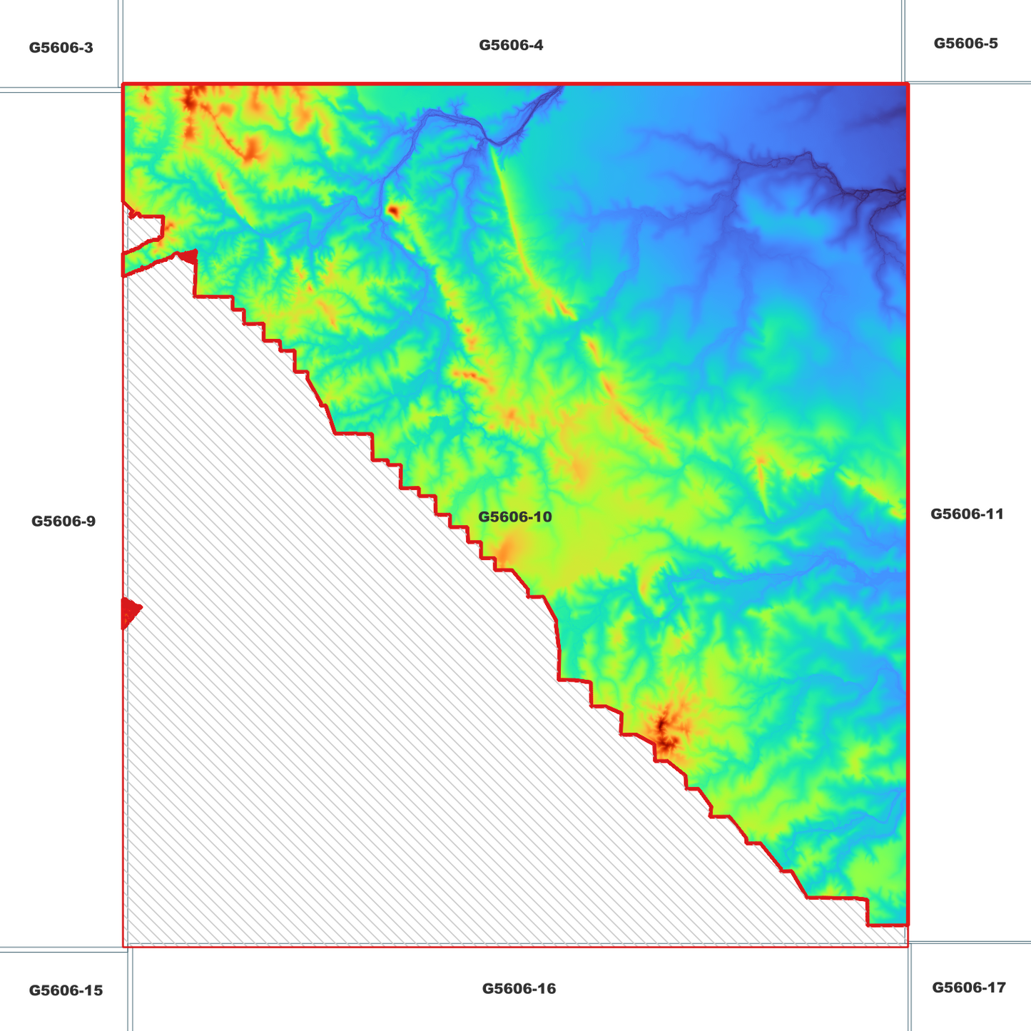 Isis 1m Digital Elevation Model (G5606-10)