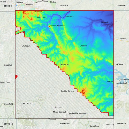 Isis 1m Digital Elevation Model (G5606-10)