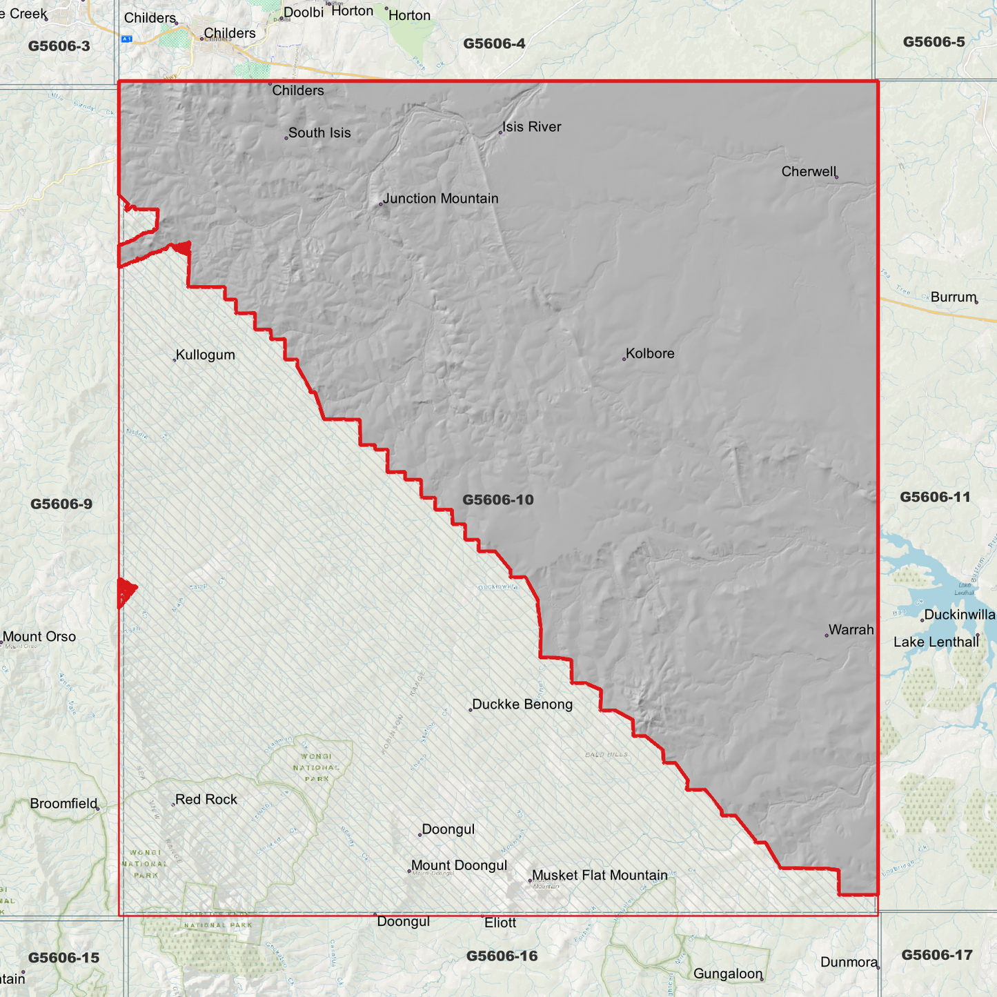 Isis 1m Digital Elevation Model (G5606-10)