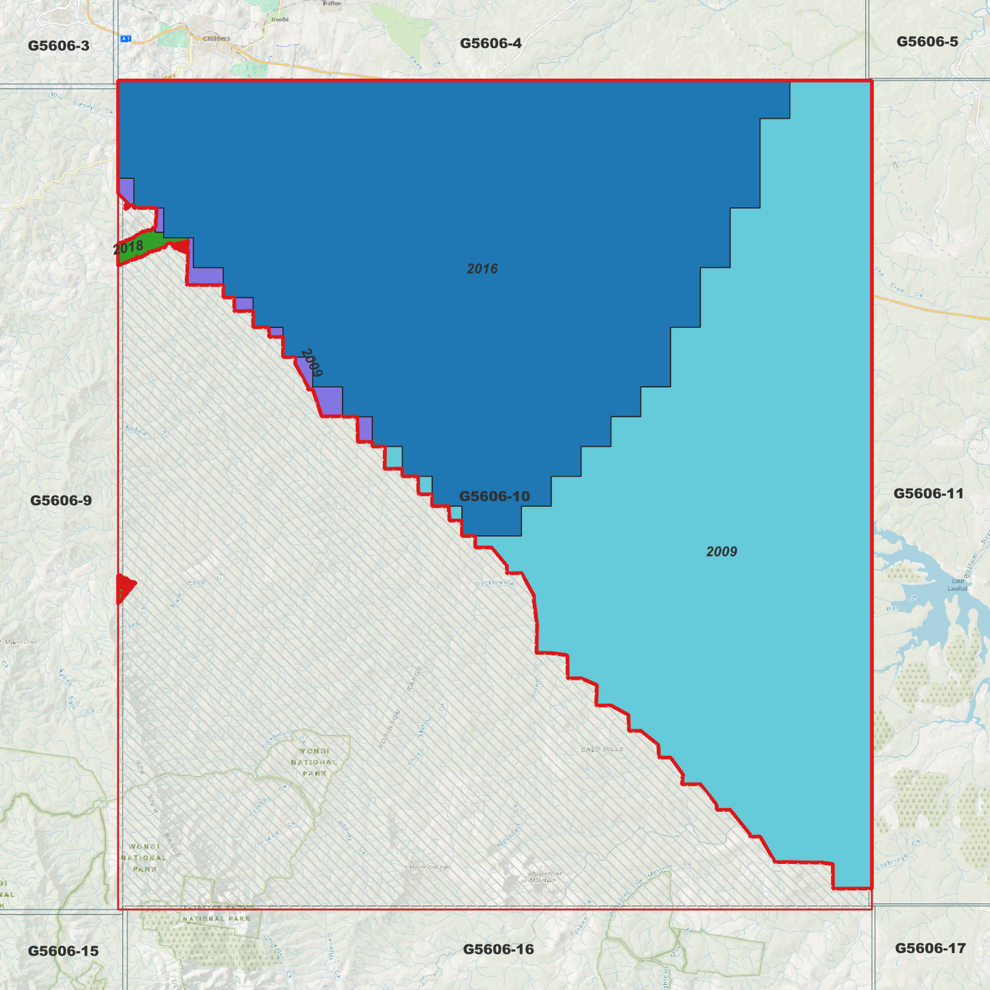 Isis 1m Digital Elevation Model (G5606-10)