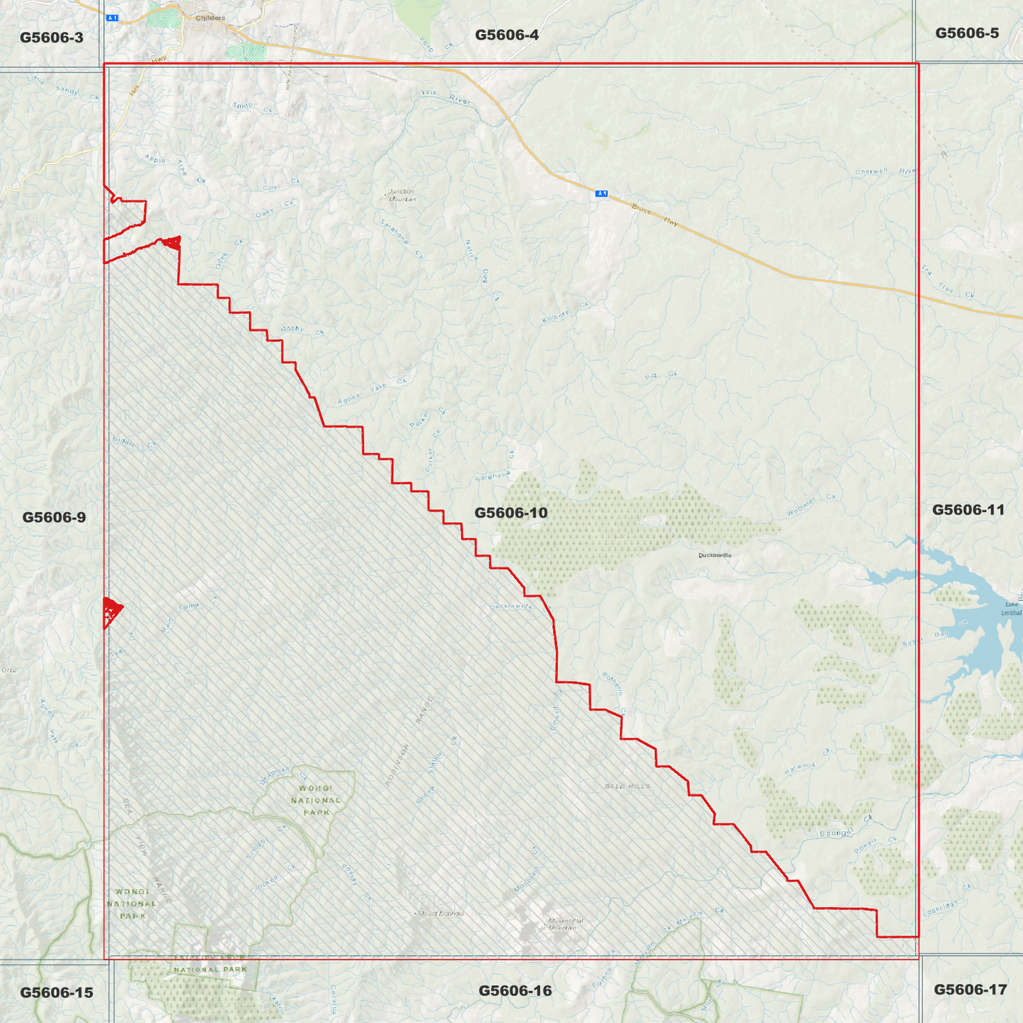 Isis 1m Digital Elevation Model (G5606-10)
