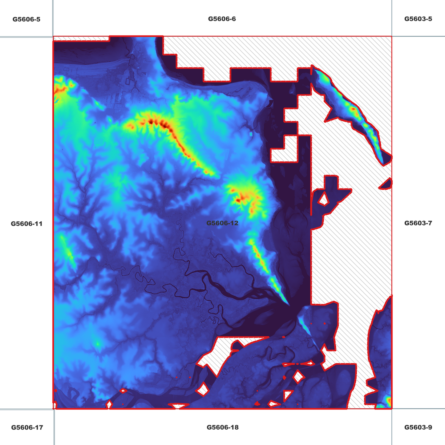 Hervey Bay 1m Digital Elevation Model (G5606-12)
