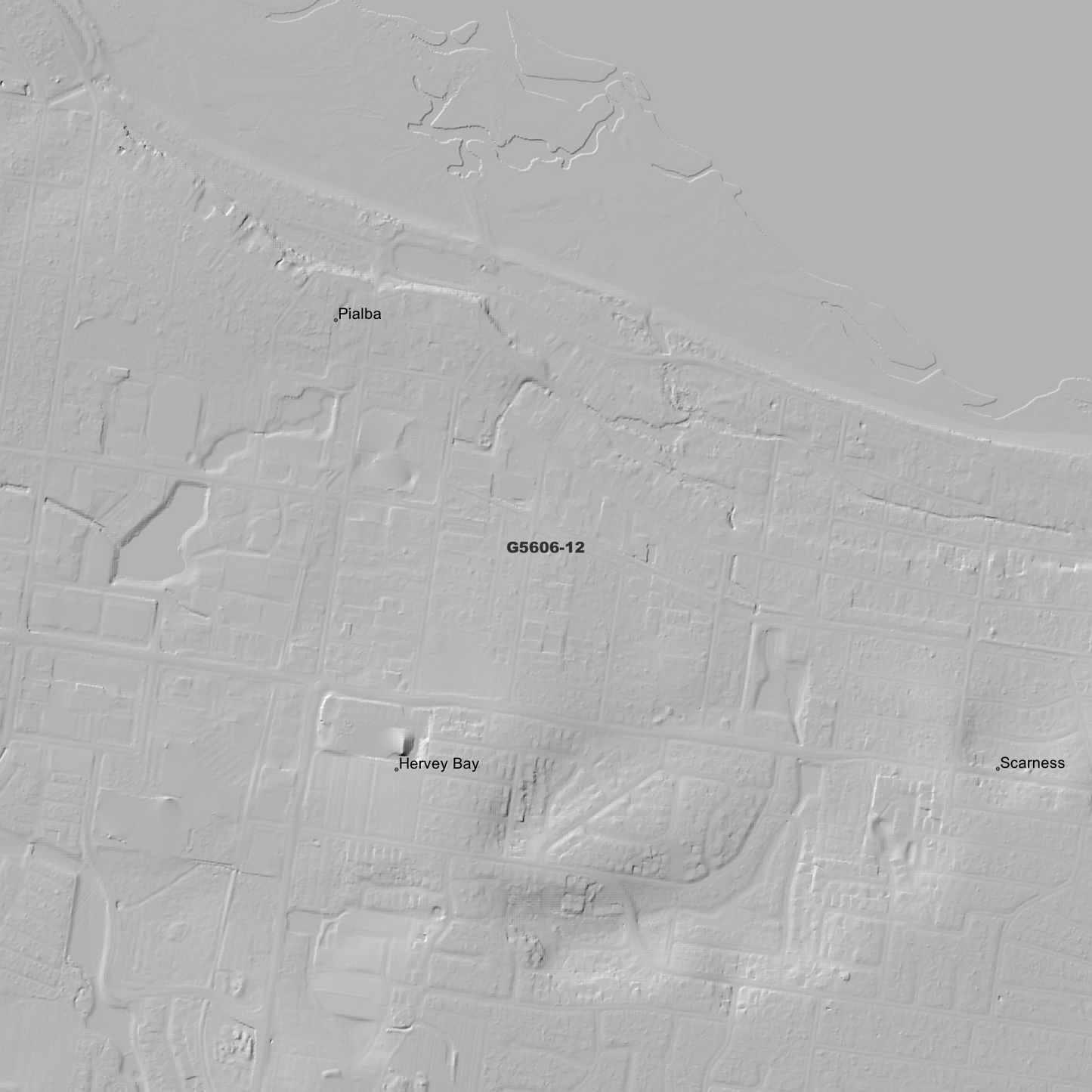 Hervey Bay 1m Digital Elevation Model (G5606-12)