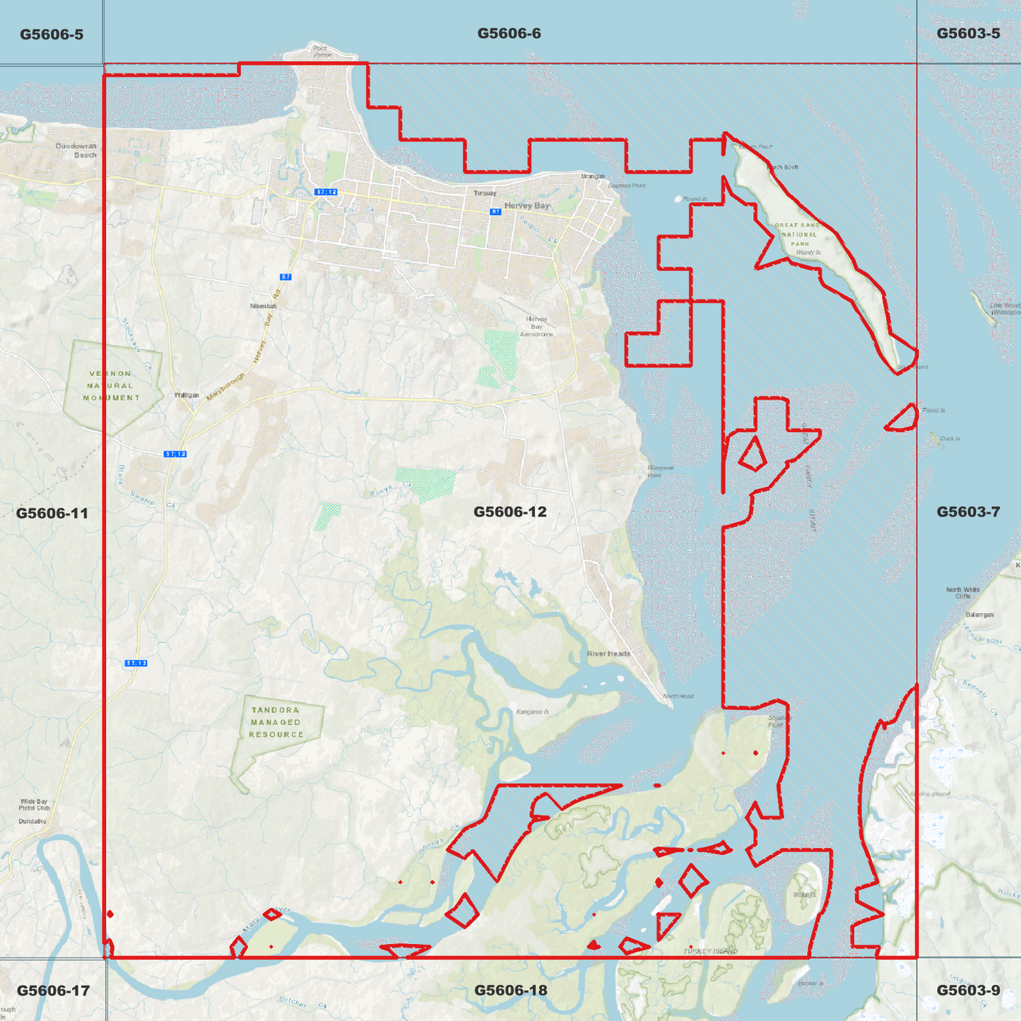 Hervey Bay 1m Digital Elevation Model (G5606-12)