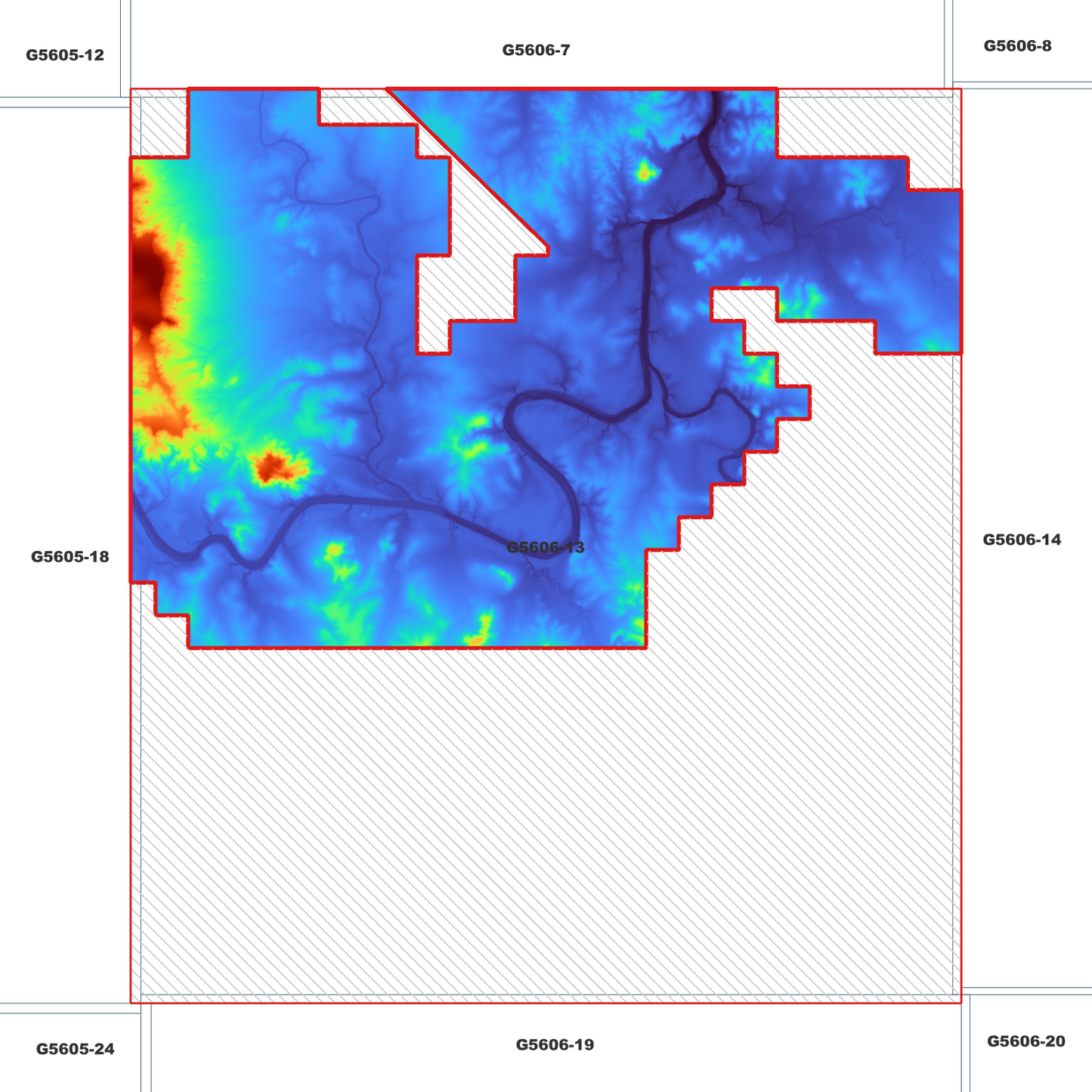 Gayndah 1m Digital Elevation Model (G5606-13)
