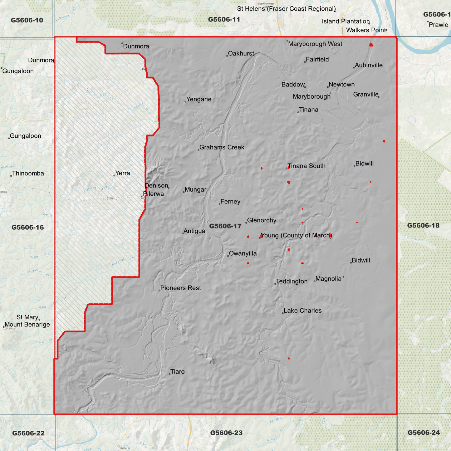 Maryborough 1m Digital Elevation Model (G5606-17)
