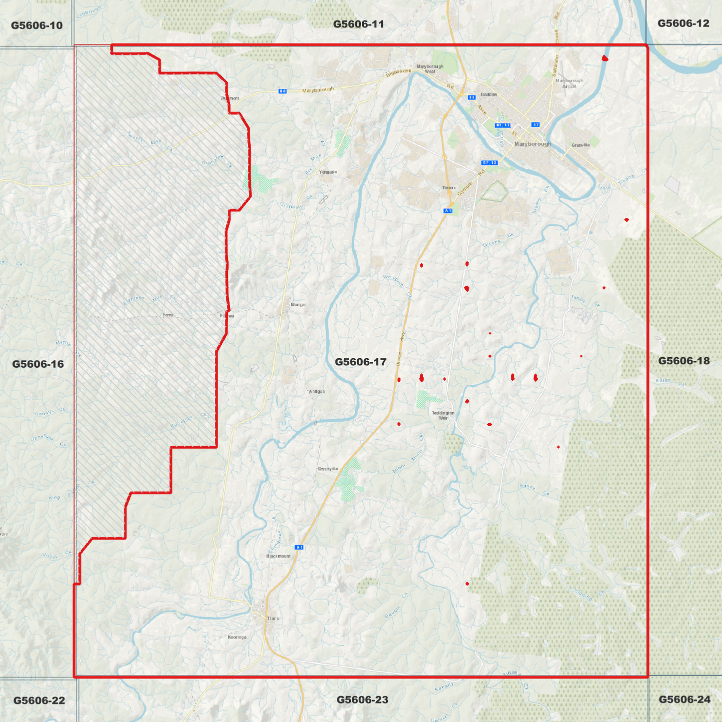 Maryborough 1m Digital Elevation Model (G5606-17)