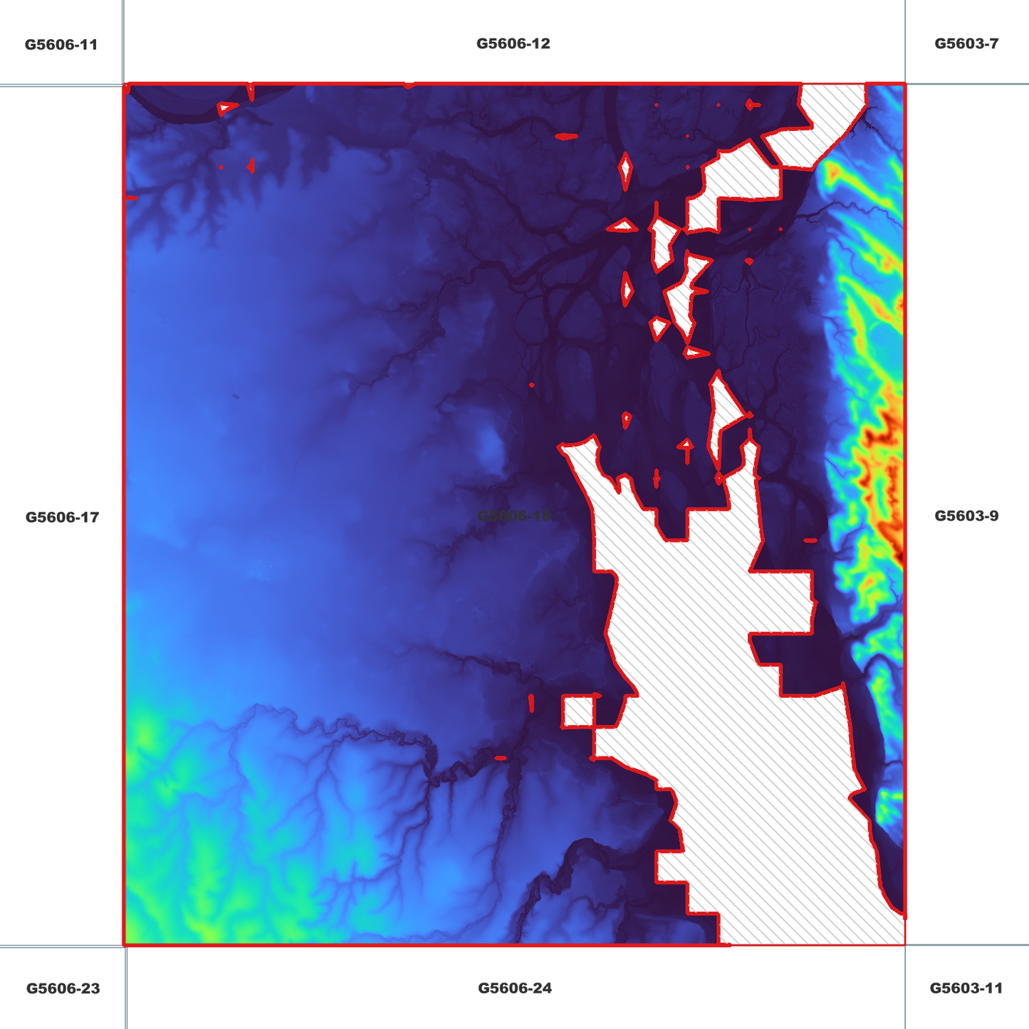 Great Sandy Strait 1m Digital Elevation Model (G5606-18)