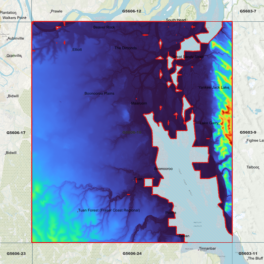 Great Sandy Strait 1m Digital Elevation Model (G5606-18)
