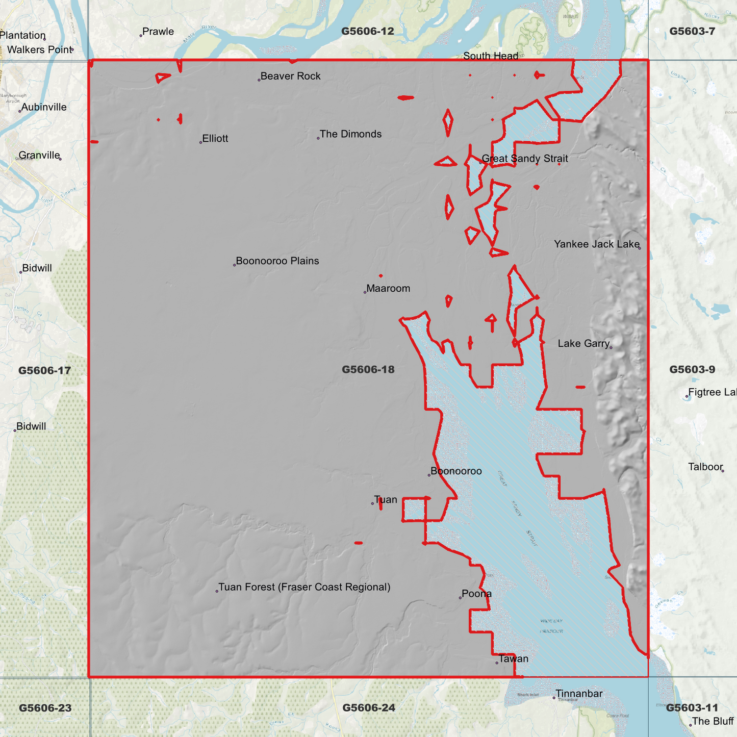 Great Sandy Strait 1m Digital Elevation Model (G5606-18)