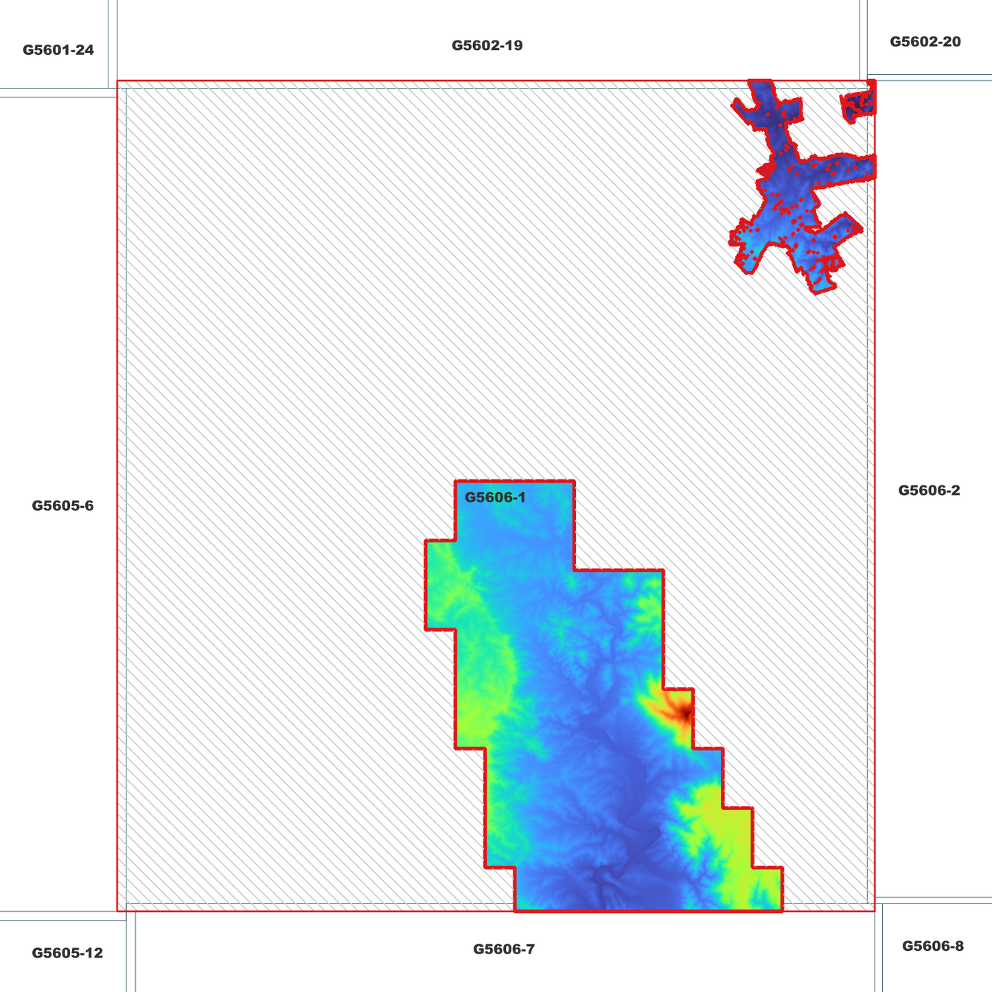 Wonbah 1m Digital Elevation Model (G5606-1)