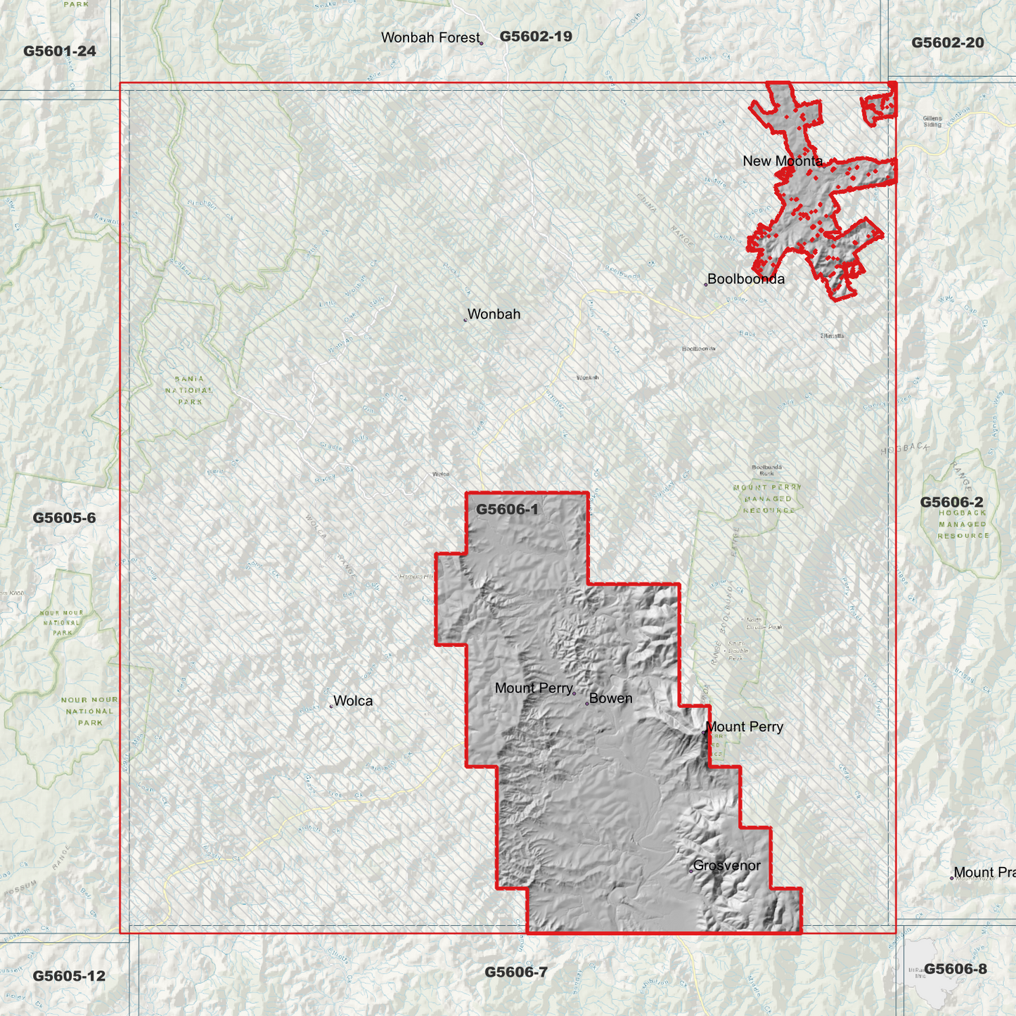 Wonbah 1m Digital Elevation Model (G5606-1)