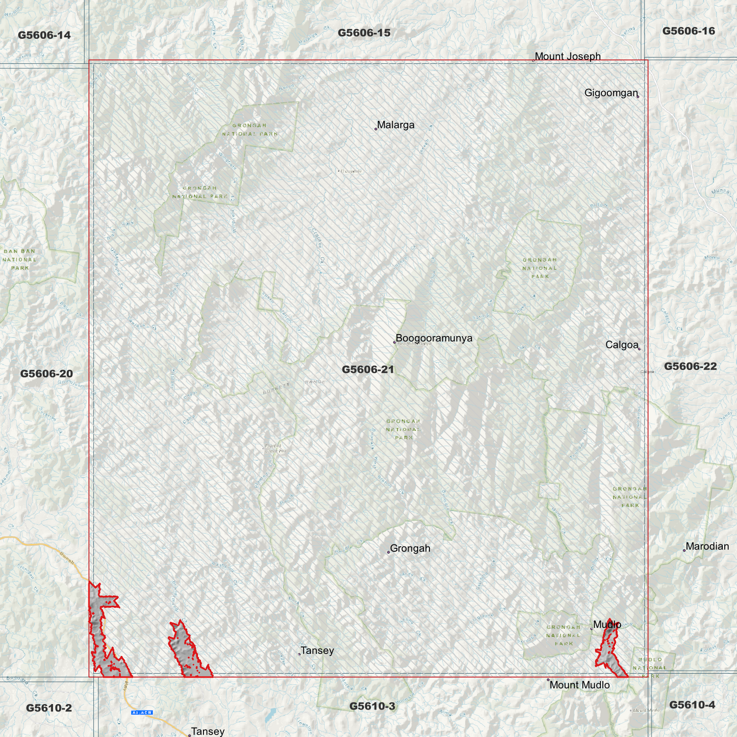 Grongah 1m Digital Elevation Model (G5606-21)