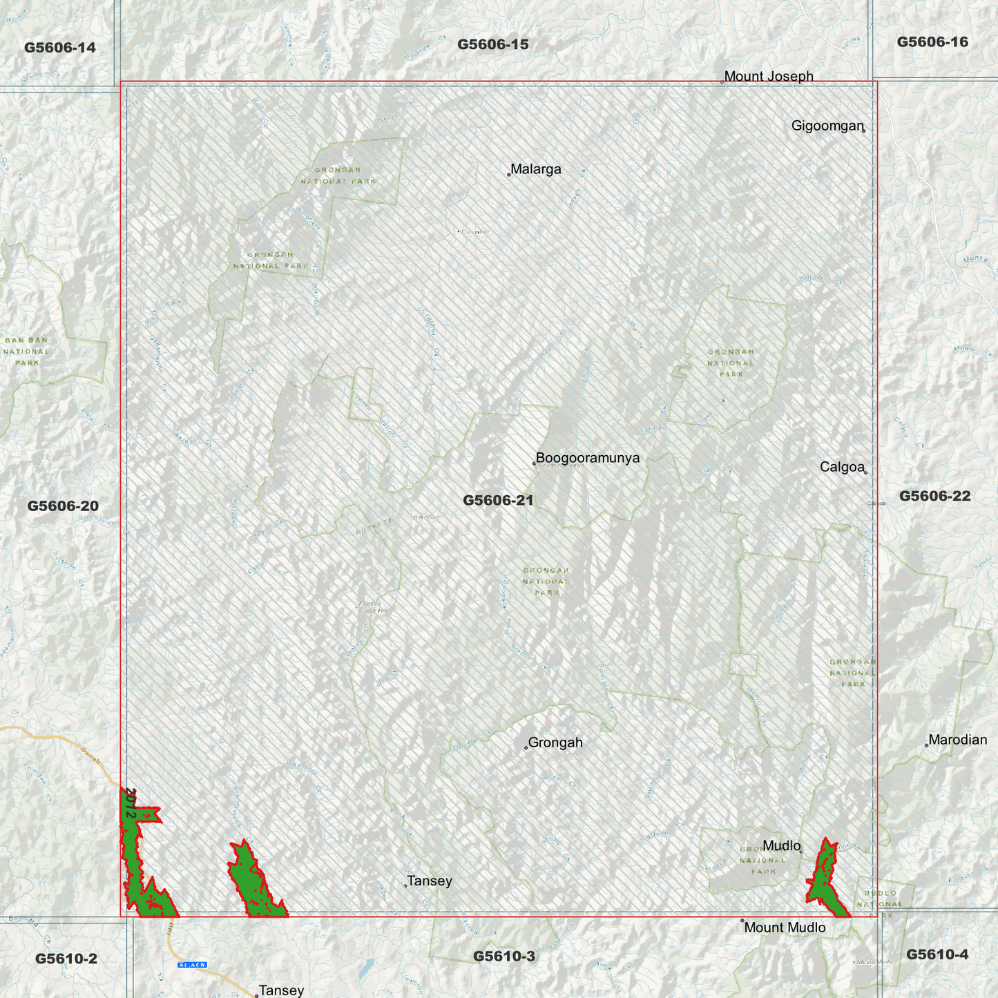 Grongah 1m Digital Elevation Model (G5606-21)