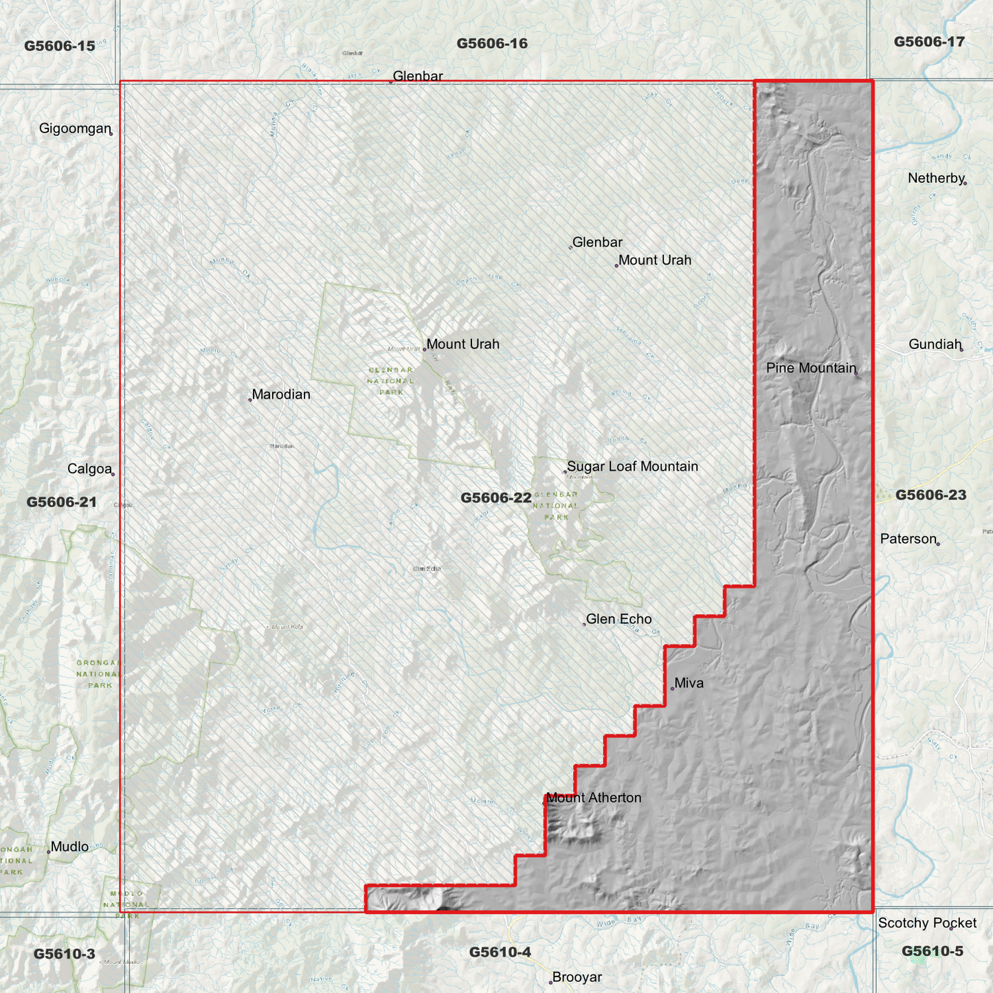 Glenbar 1m Digital Elevation Model (G5606-22)